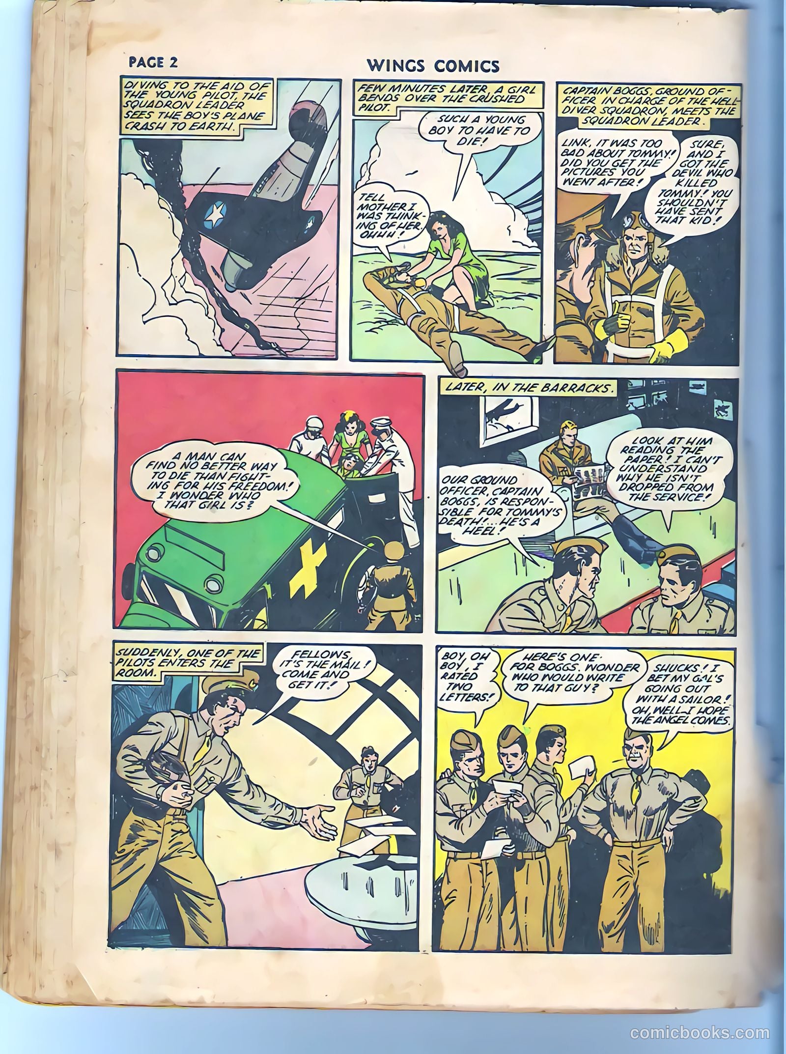 Wings Comics #27 (1942) — page 3 of 68