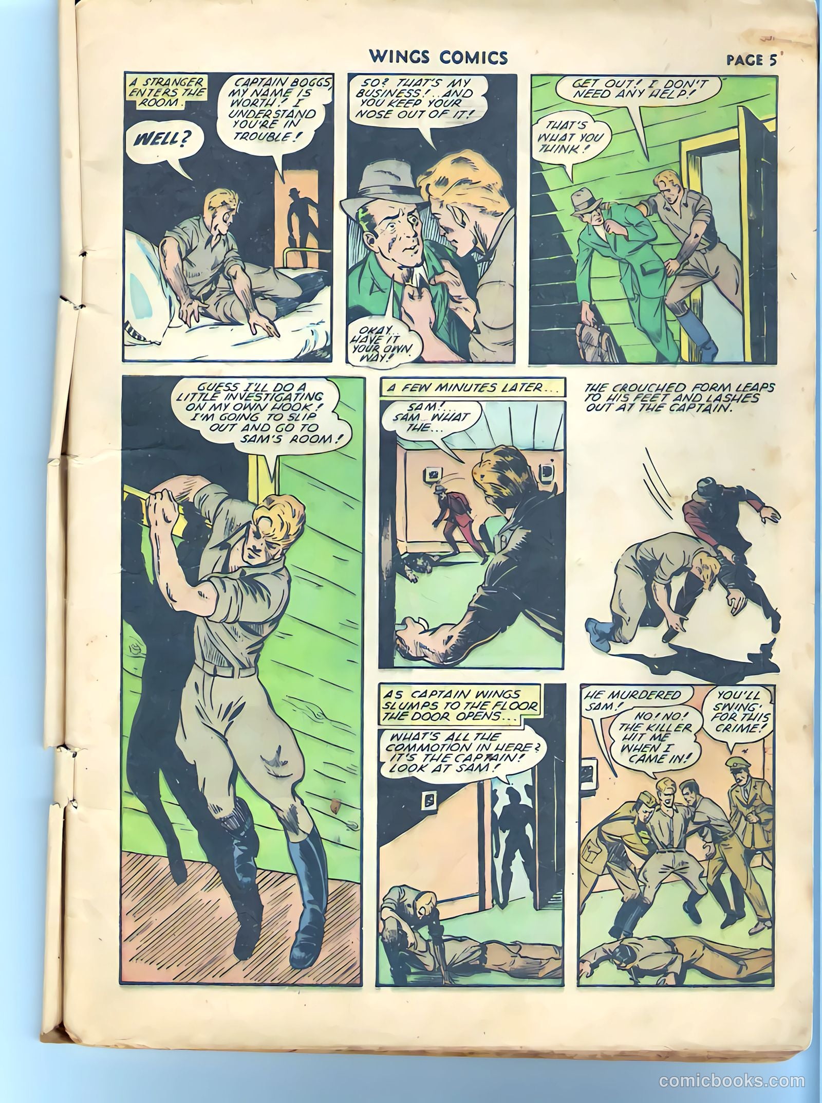 Wings Comics #27 (1942) — page 6 of 68