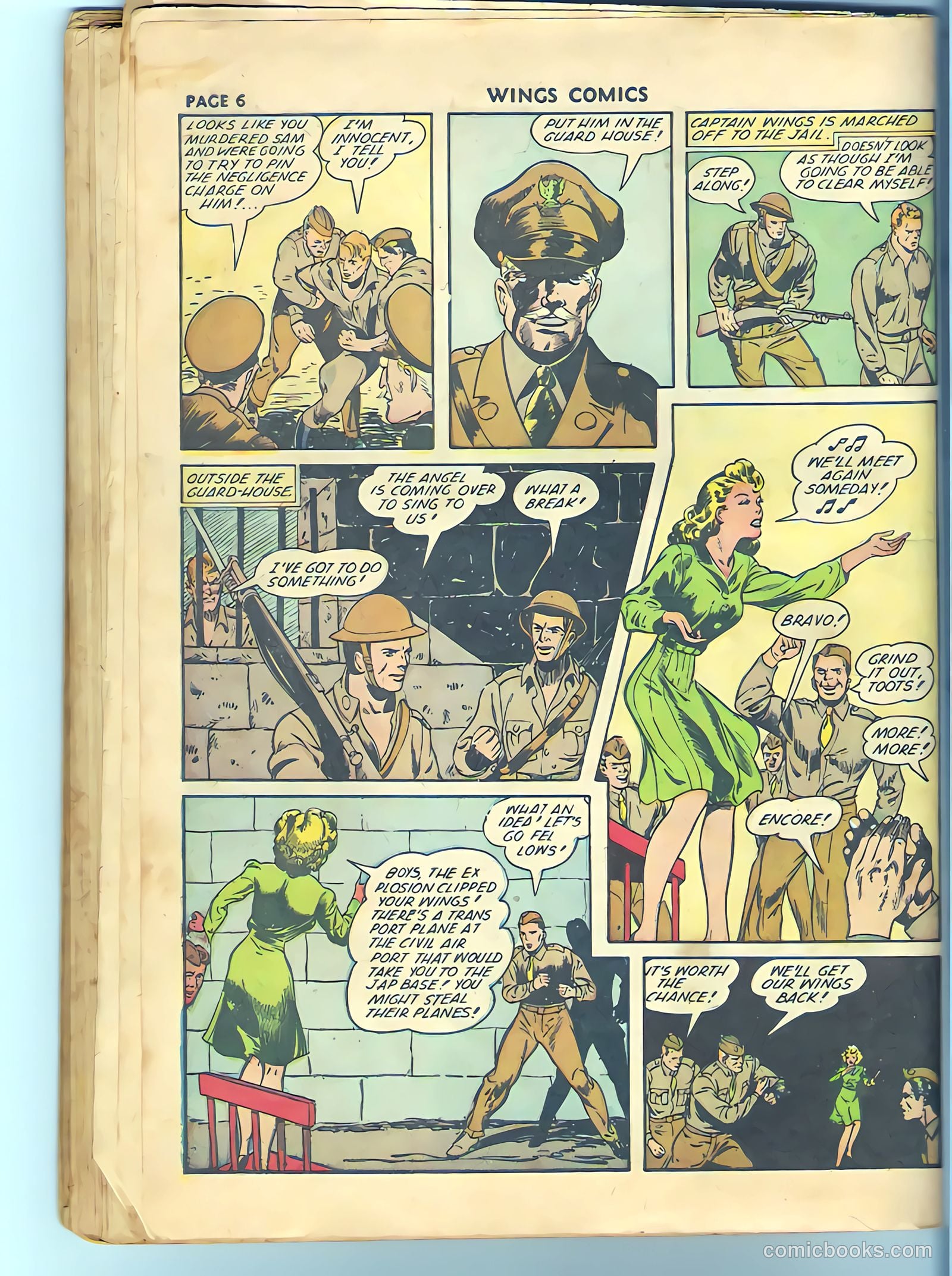 Wings Comics #27 (1942) — page 7 of 68