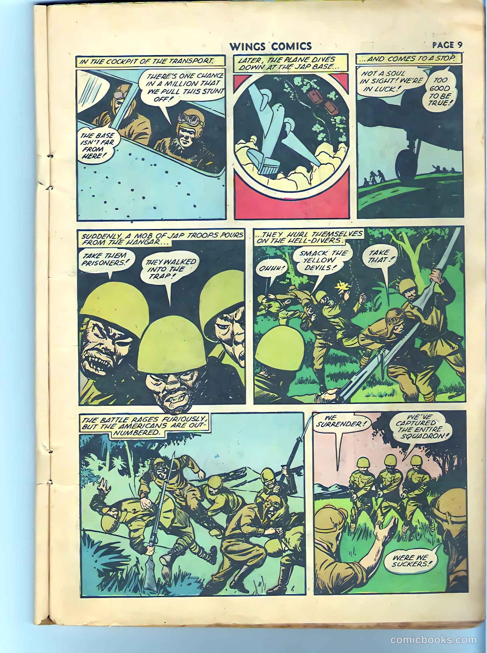 Wings Comics #27 (1942) — page 10 of 68