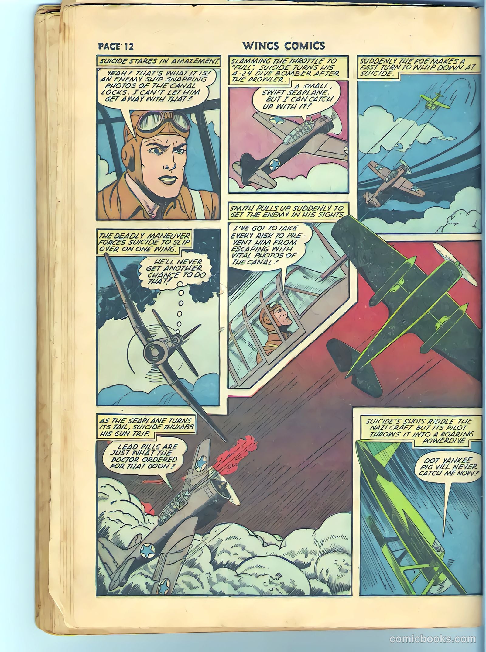 Wings Comics #27 (1942) — page 13 of 68