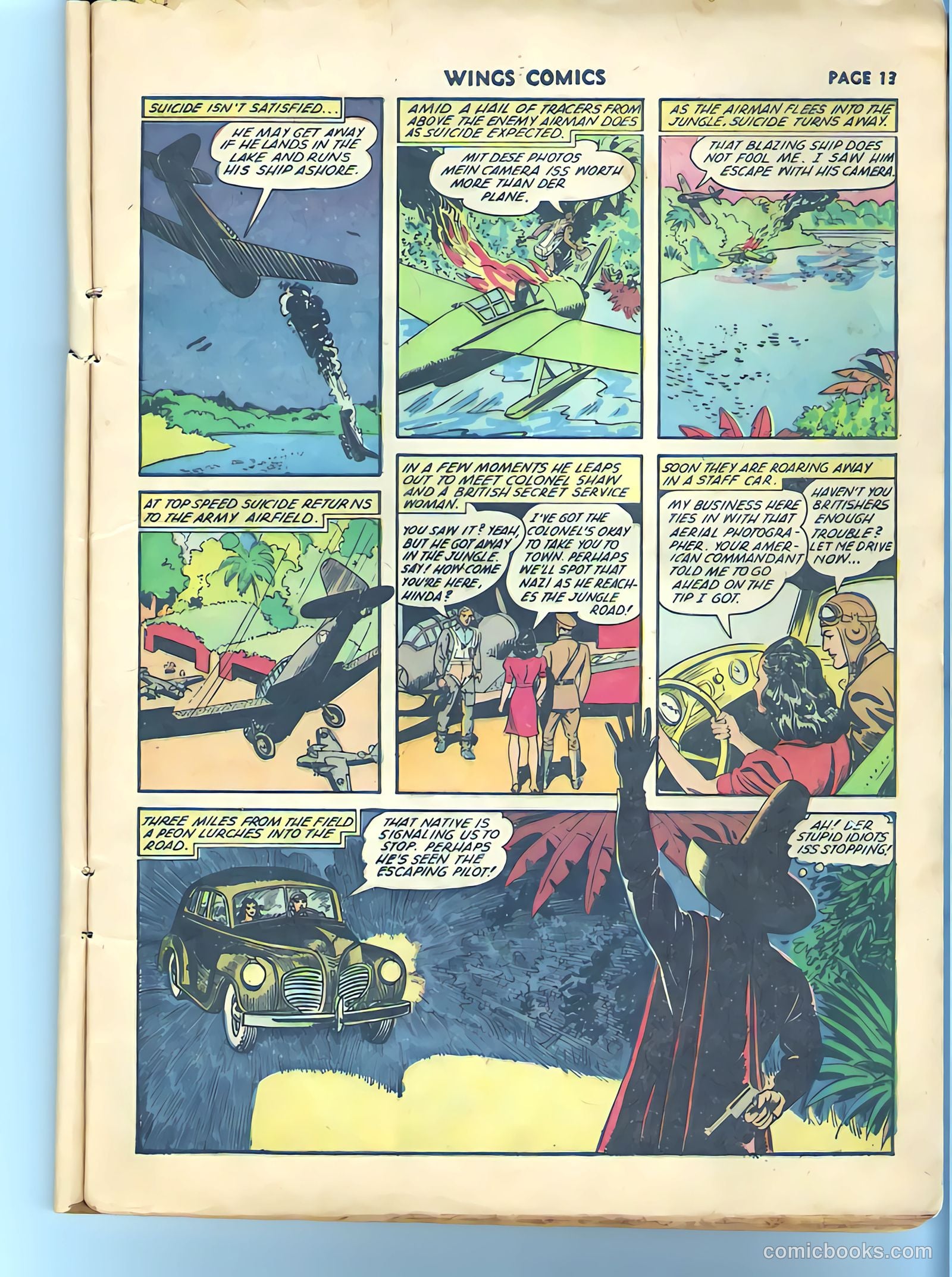 Wings Comics #27 (1942) — page 14 of 68