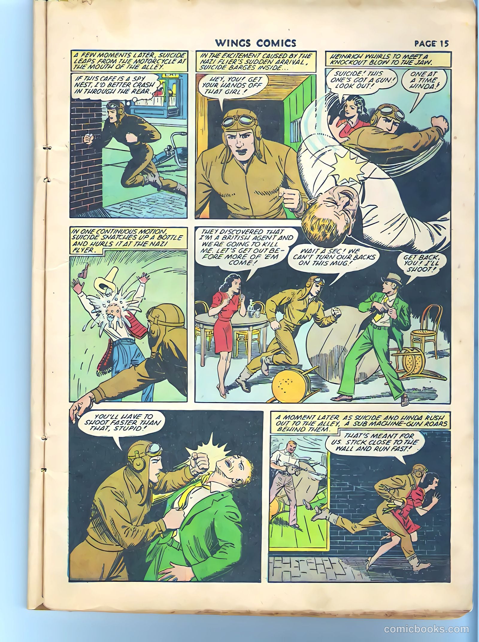 Wings Comics #27 (1942) — page 16 of 68