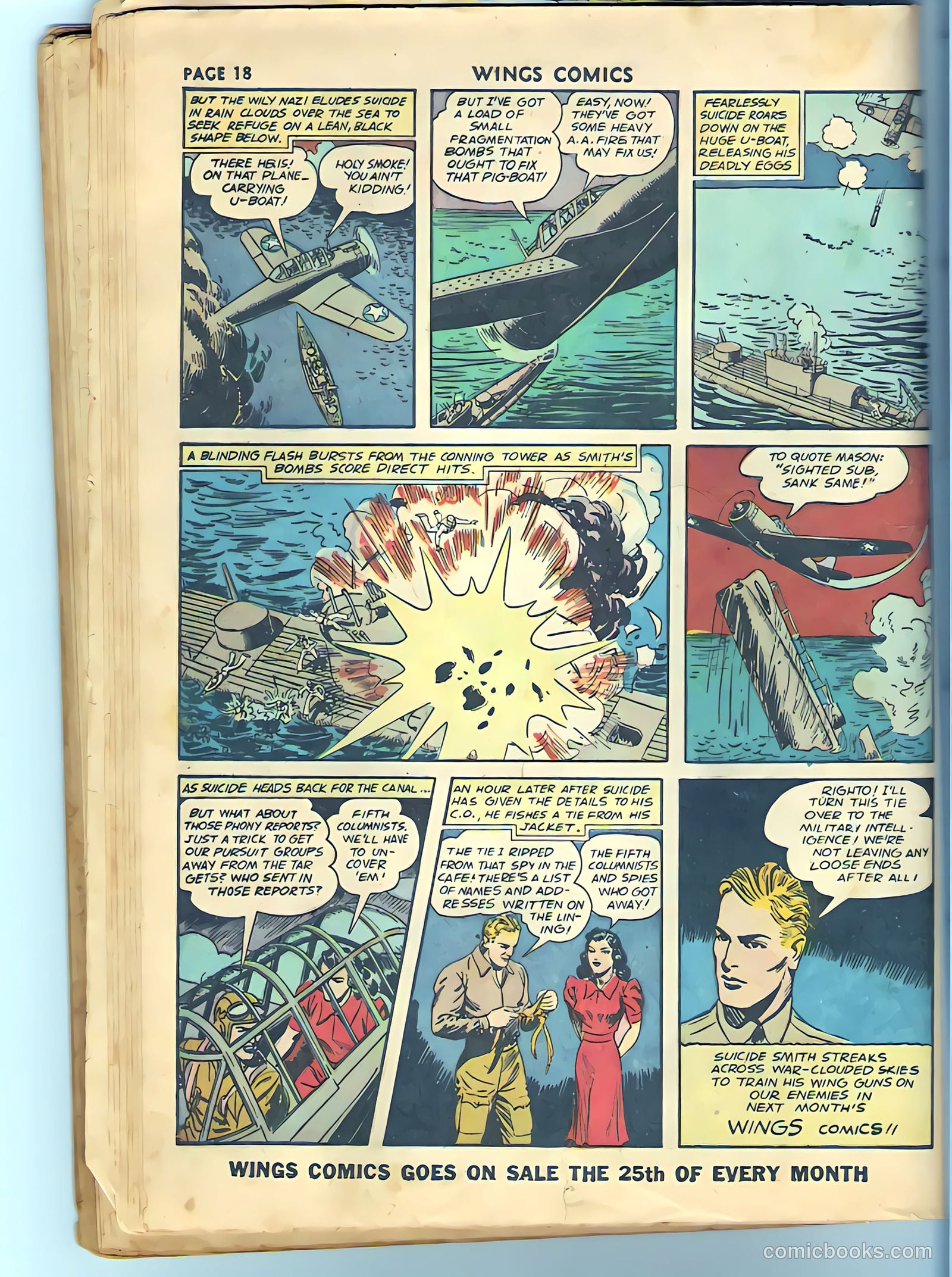Wings Comics #27 (1942) — page 19 of 68