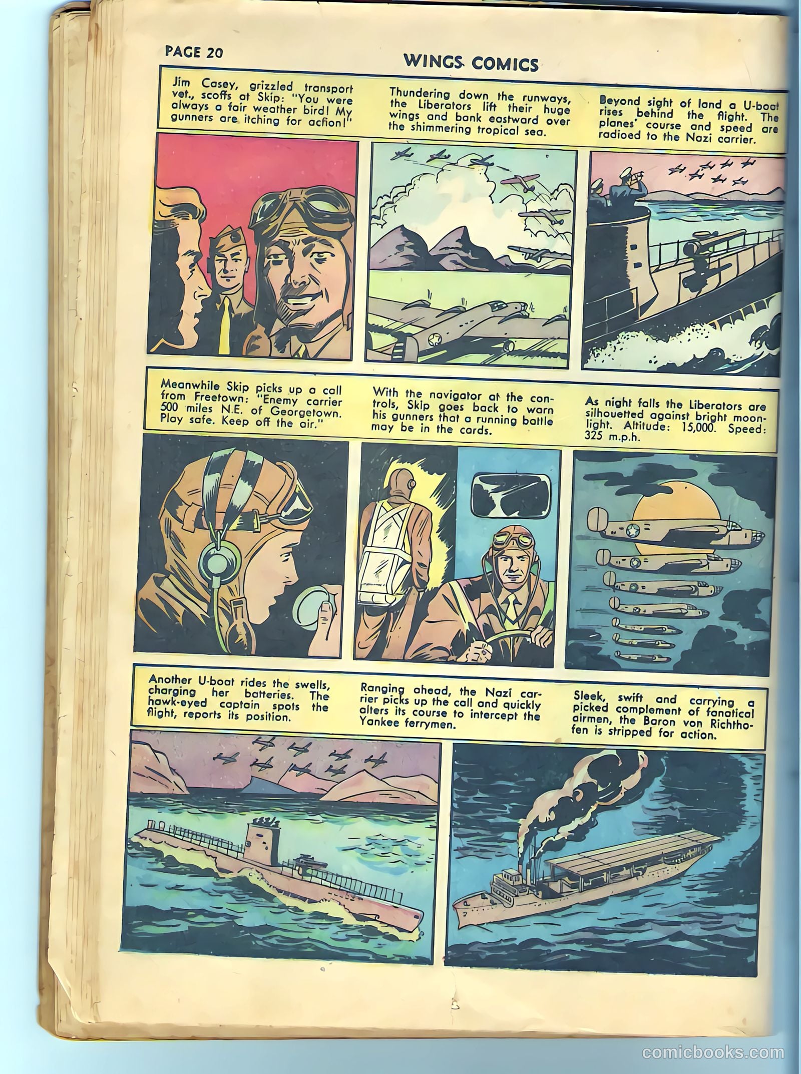 Wings Comics #27 (1942) — page 21 of 68