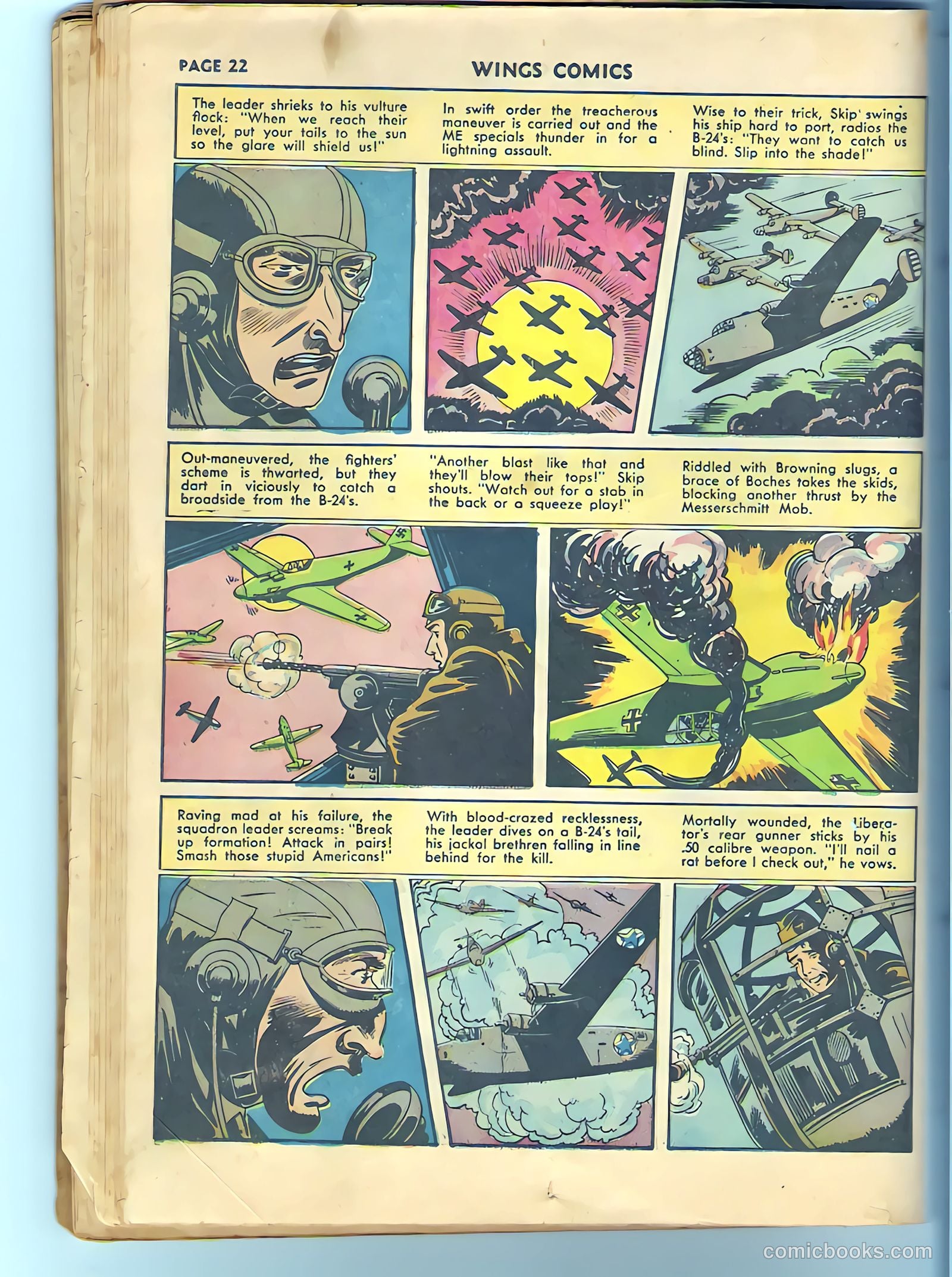Wings Comics #27 (1942) — page 23 of 68