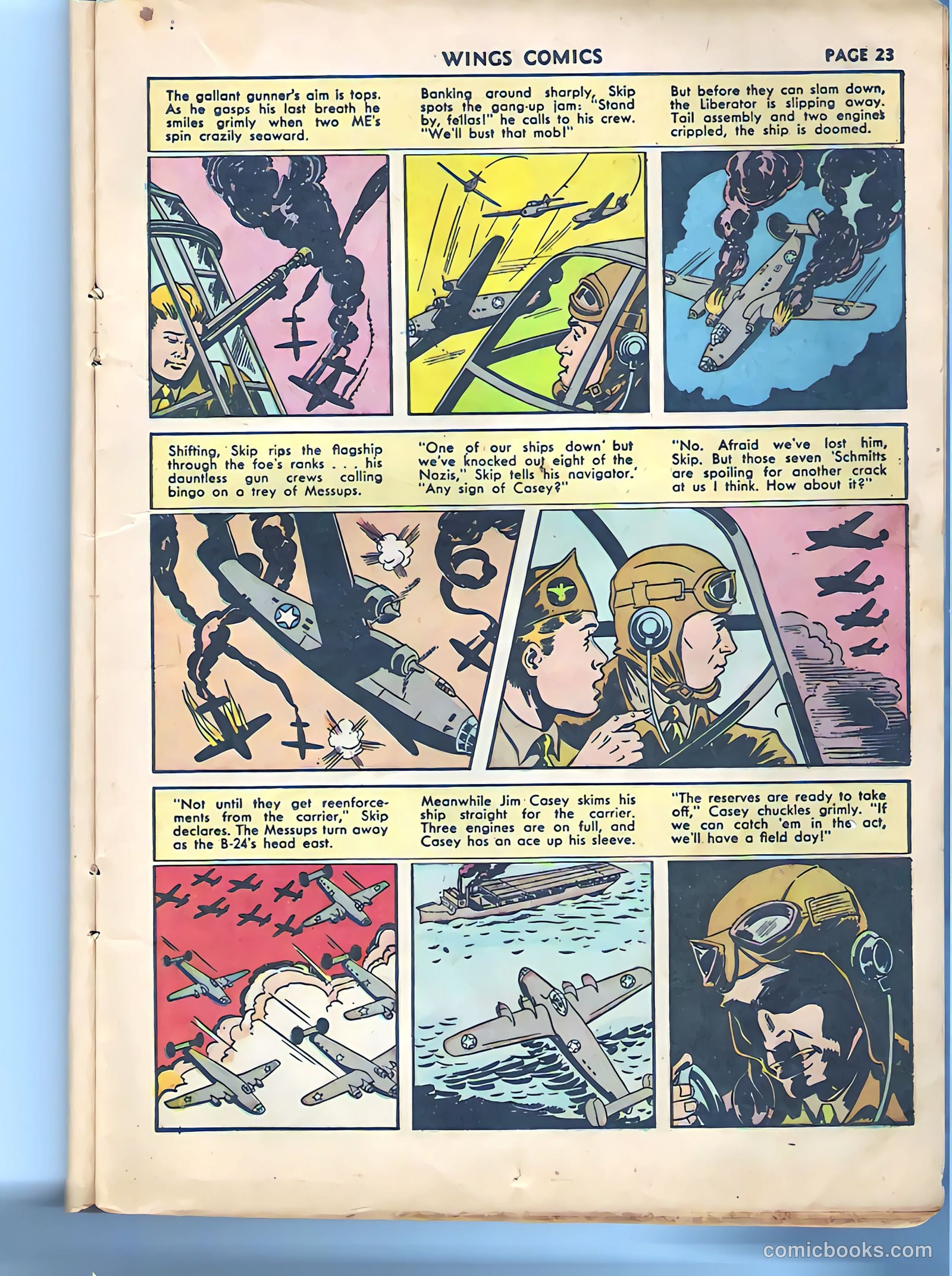 Wings Comics #27 (1942) — page 24 of 68