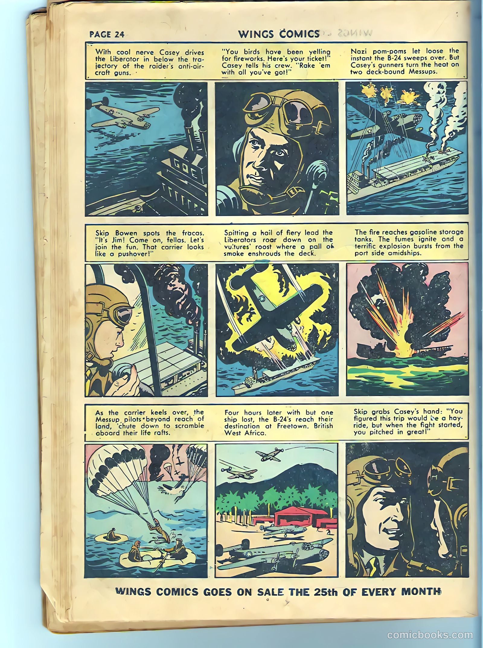 Wings Comics #27 (1942) — page 25 of 68