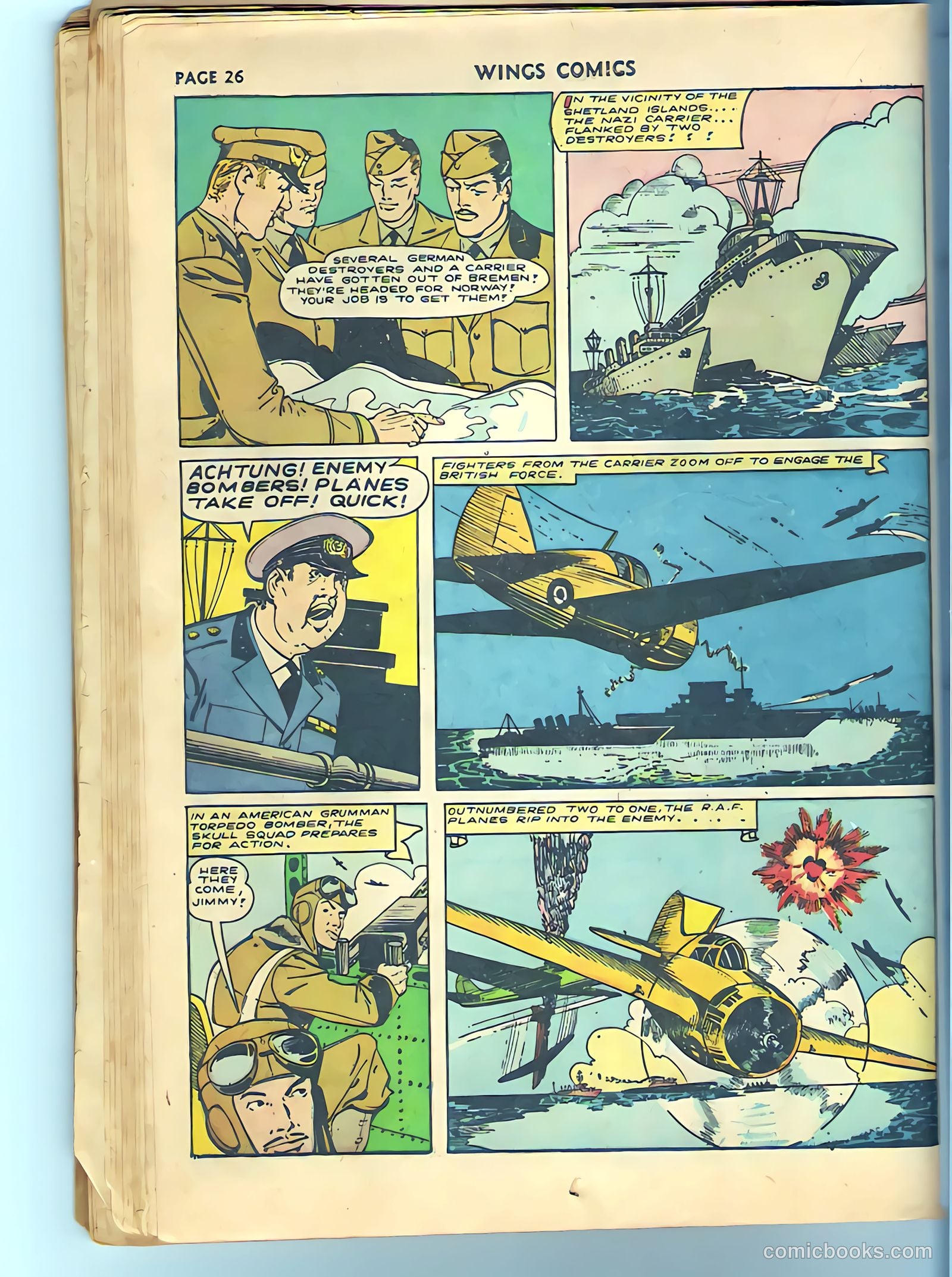 Wings Comics #27 (1942) — page 27 of 68