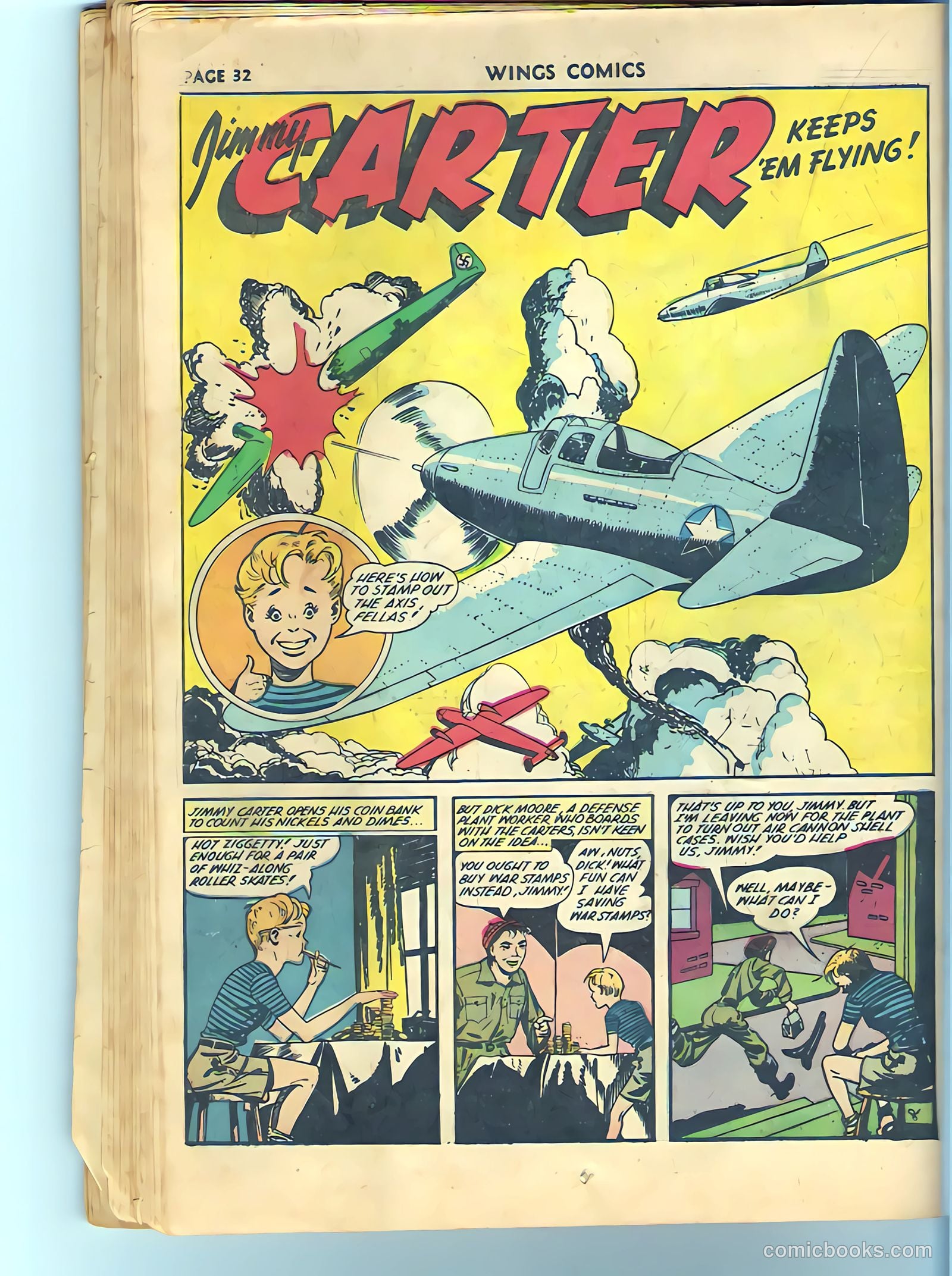 Wings Comics #27 (1942) — page 33 of 68