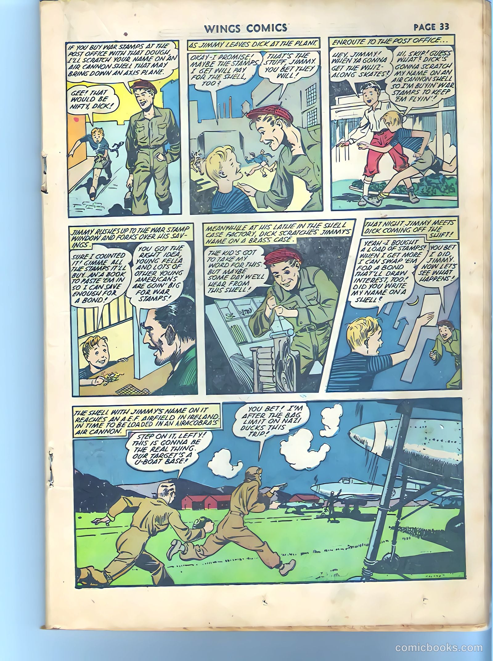Wings Comics #27 (1942) — page 34 of 68