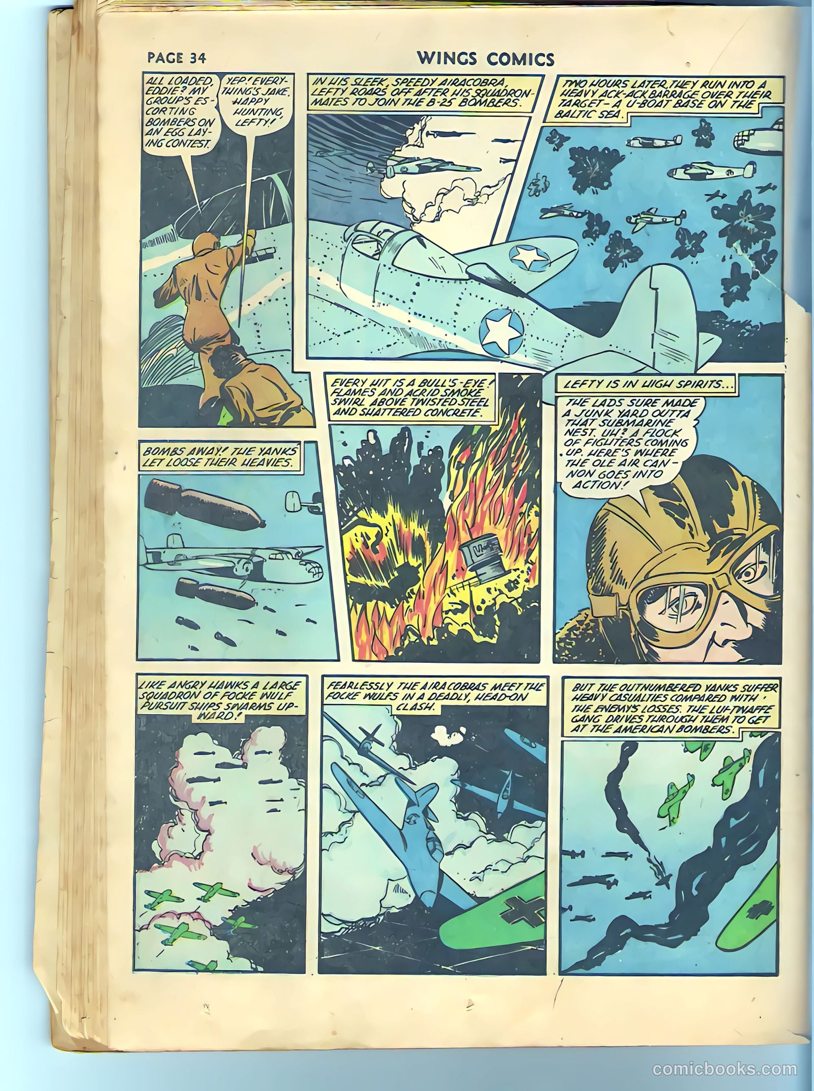 Wings Comics #27 (1942) — page 35 of 68
