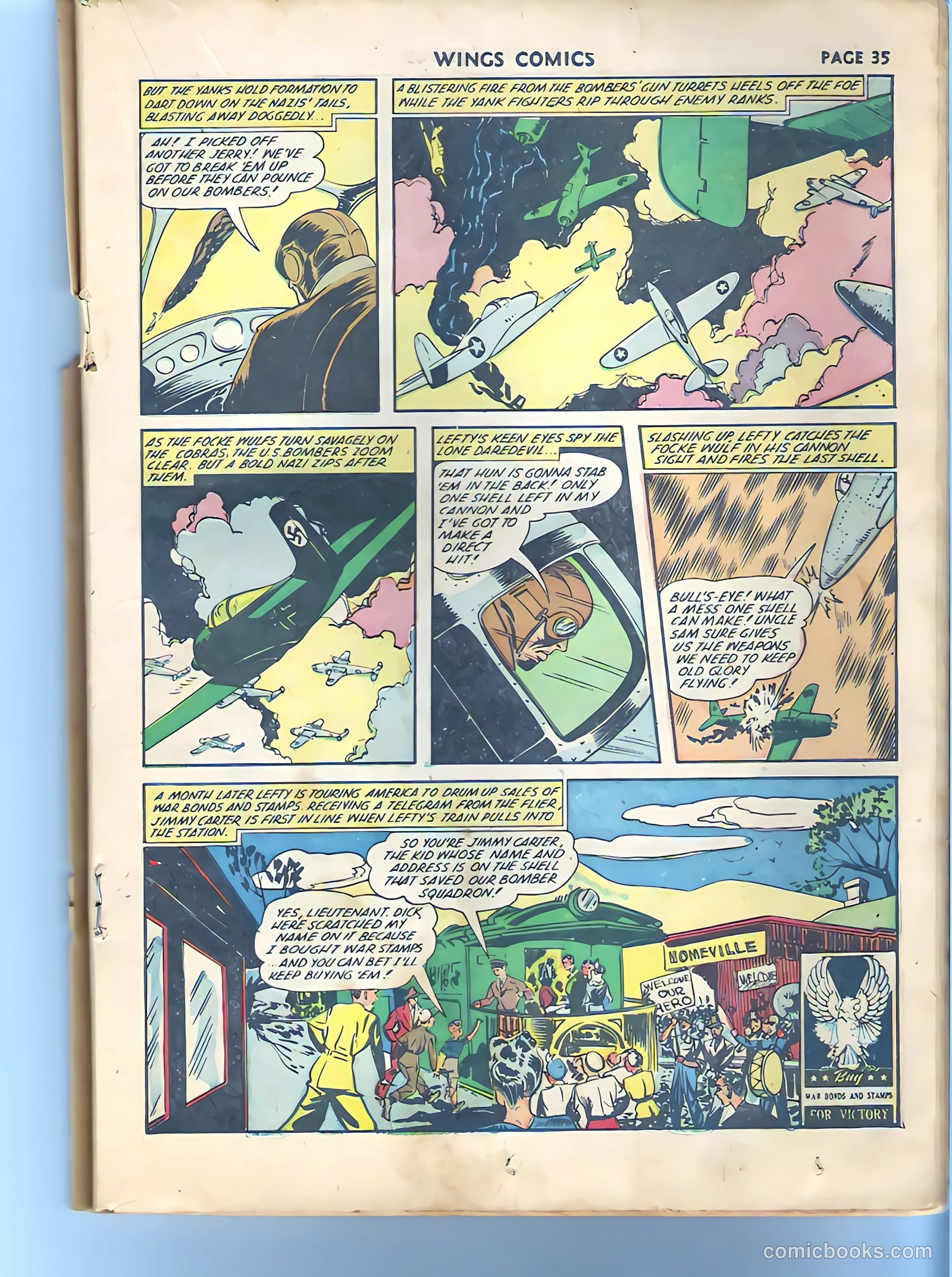 Wings Comics #27 (1942) — page 36 of 68