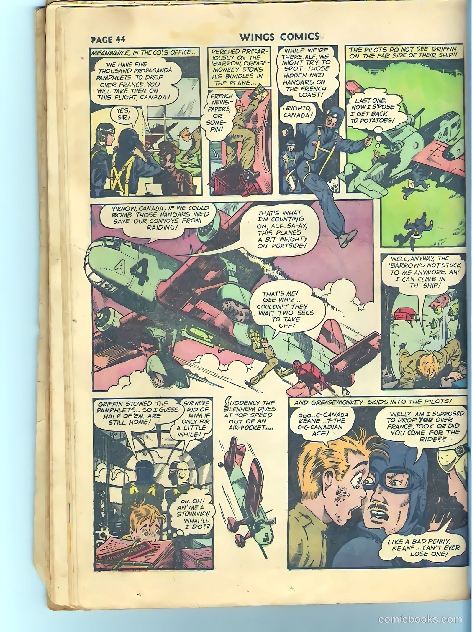 Wings Comics #27 (1942) — page 45 of 68