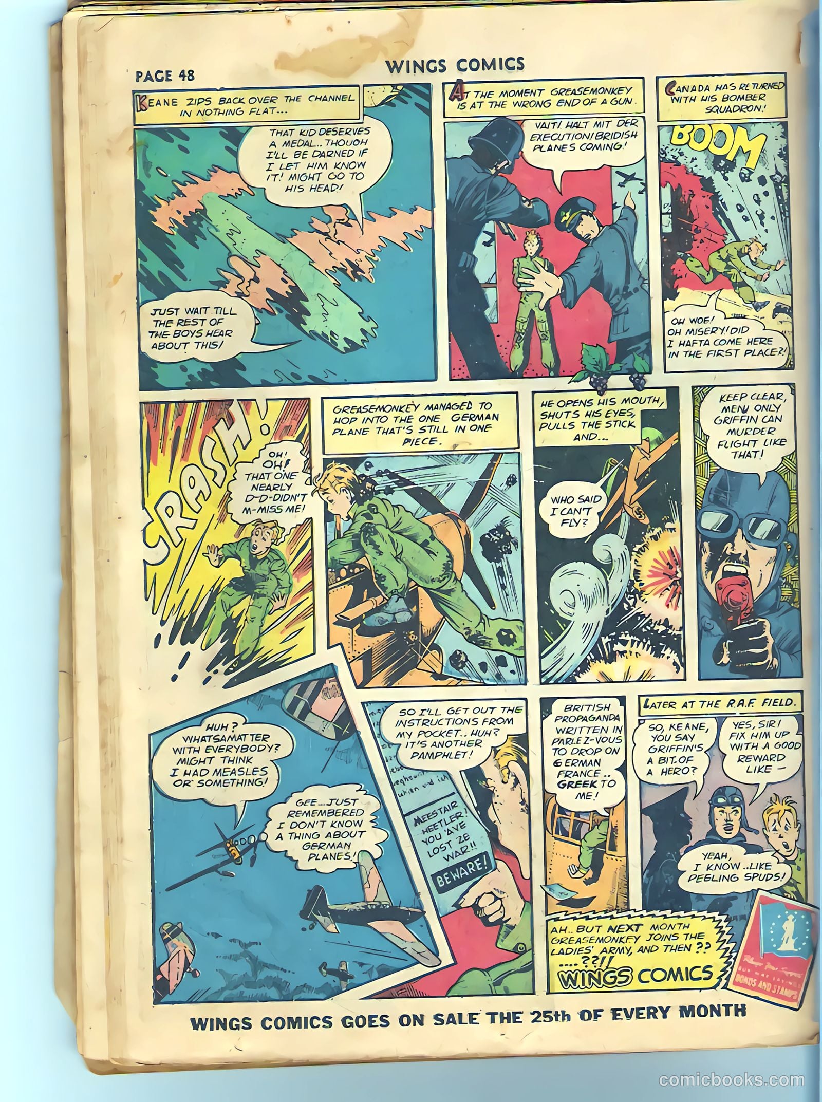 Wings Comics #27 (1942) — page 49 of 68