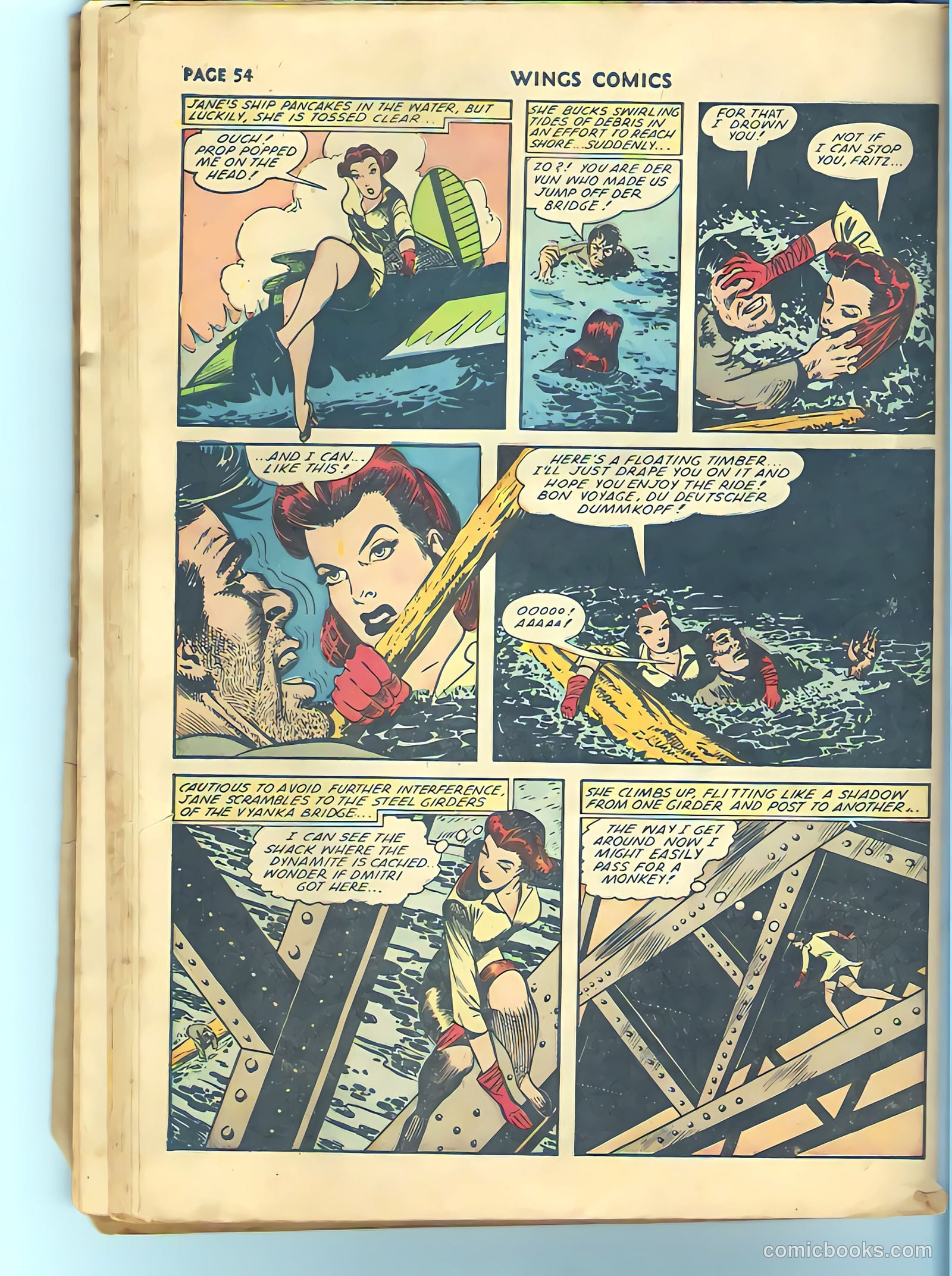 Wings Comics #27 (1942) — page 55 of 68