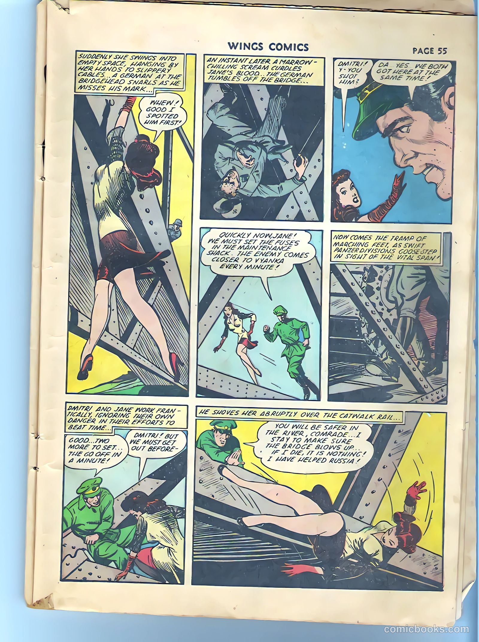 Wings Comics #27 (1942) — page 56 of 68