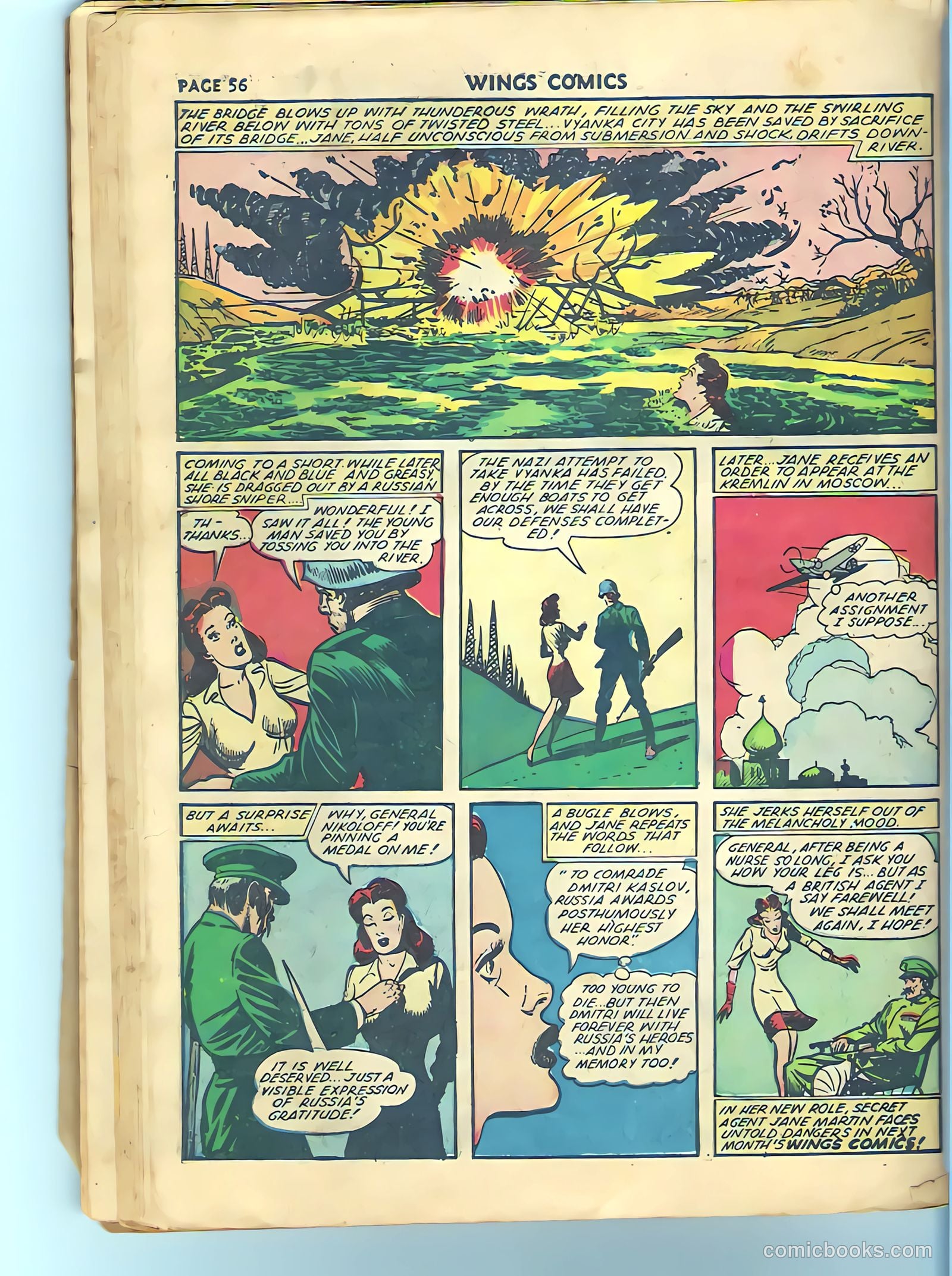 Wings Comics #27 (1942) — page 57 of 68
