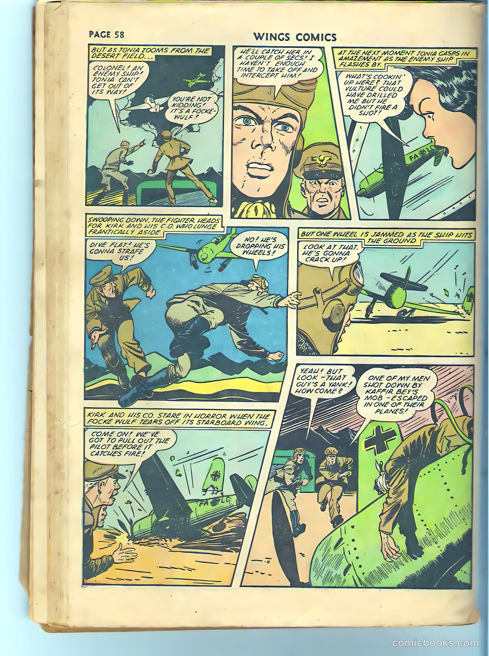 Wings Comics #27 (1942) — page 59 of 68