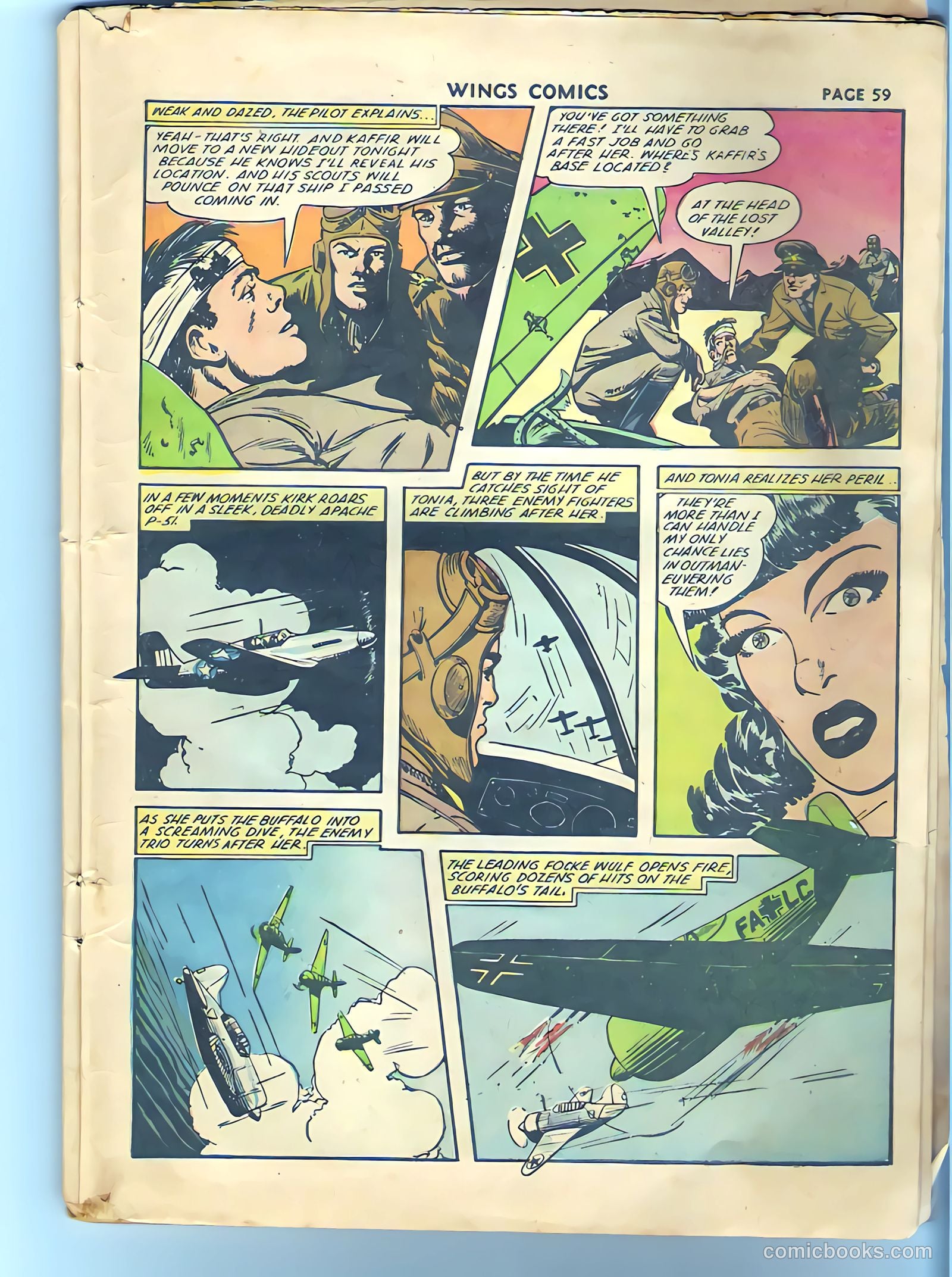 Wings Comics #27 (1942) — page 60 of 68