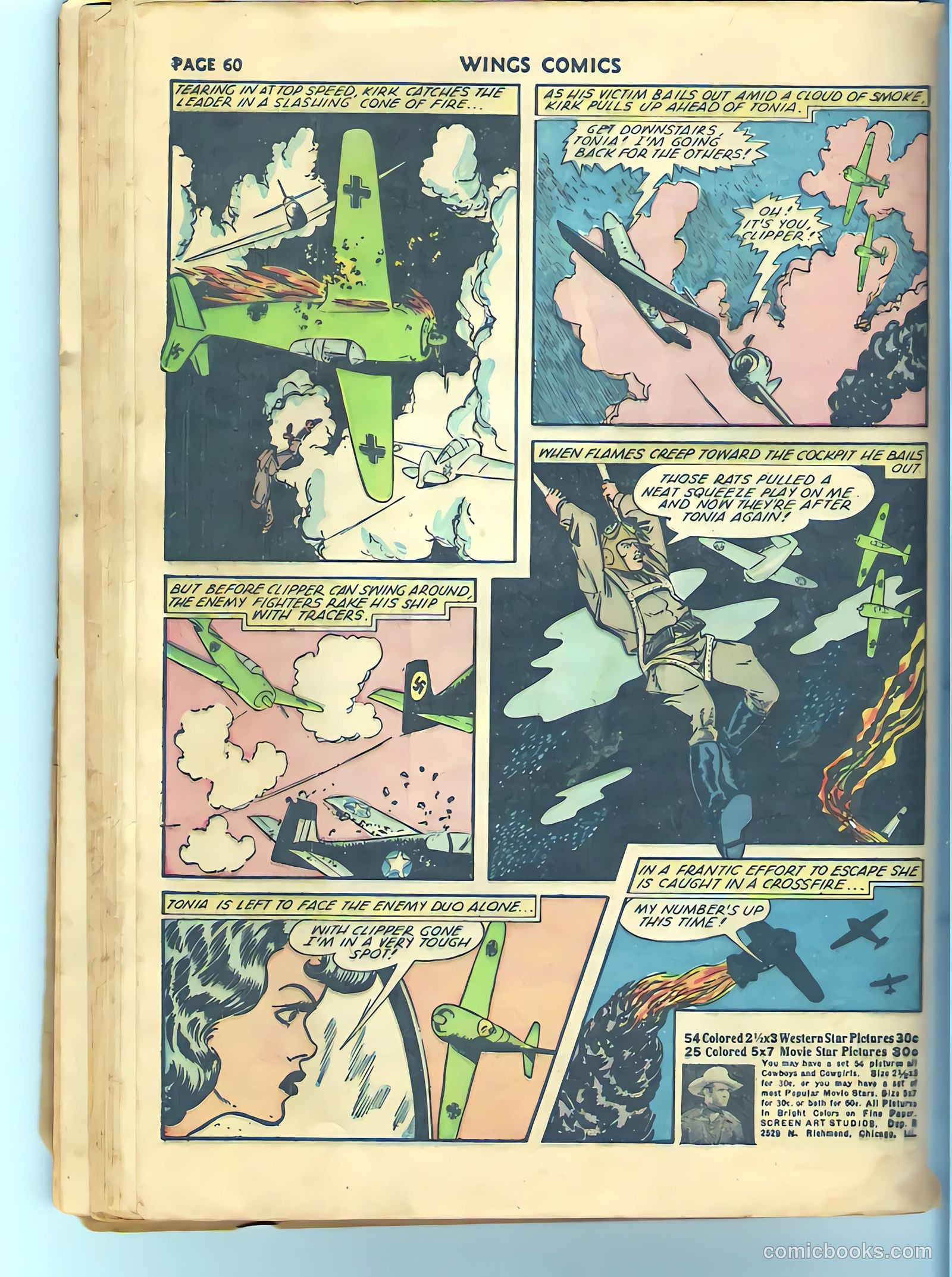 Wings Comics #27 (1942) — page 61 of 68
