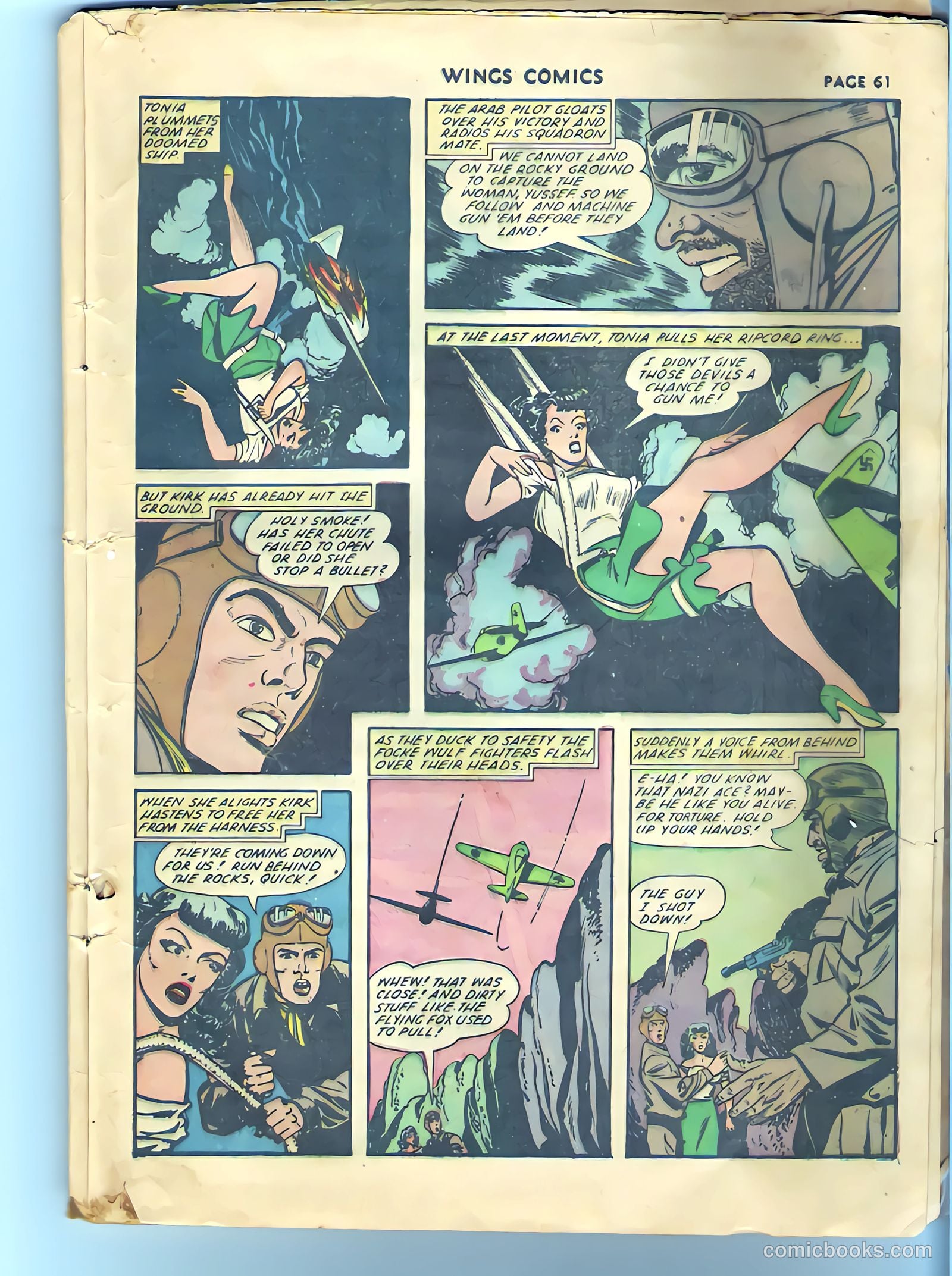 Wings Comics #27 (1942) — page 62 of 68