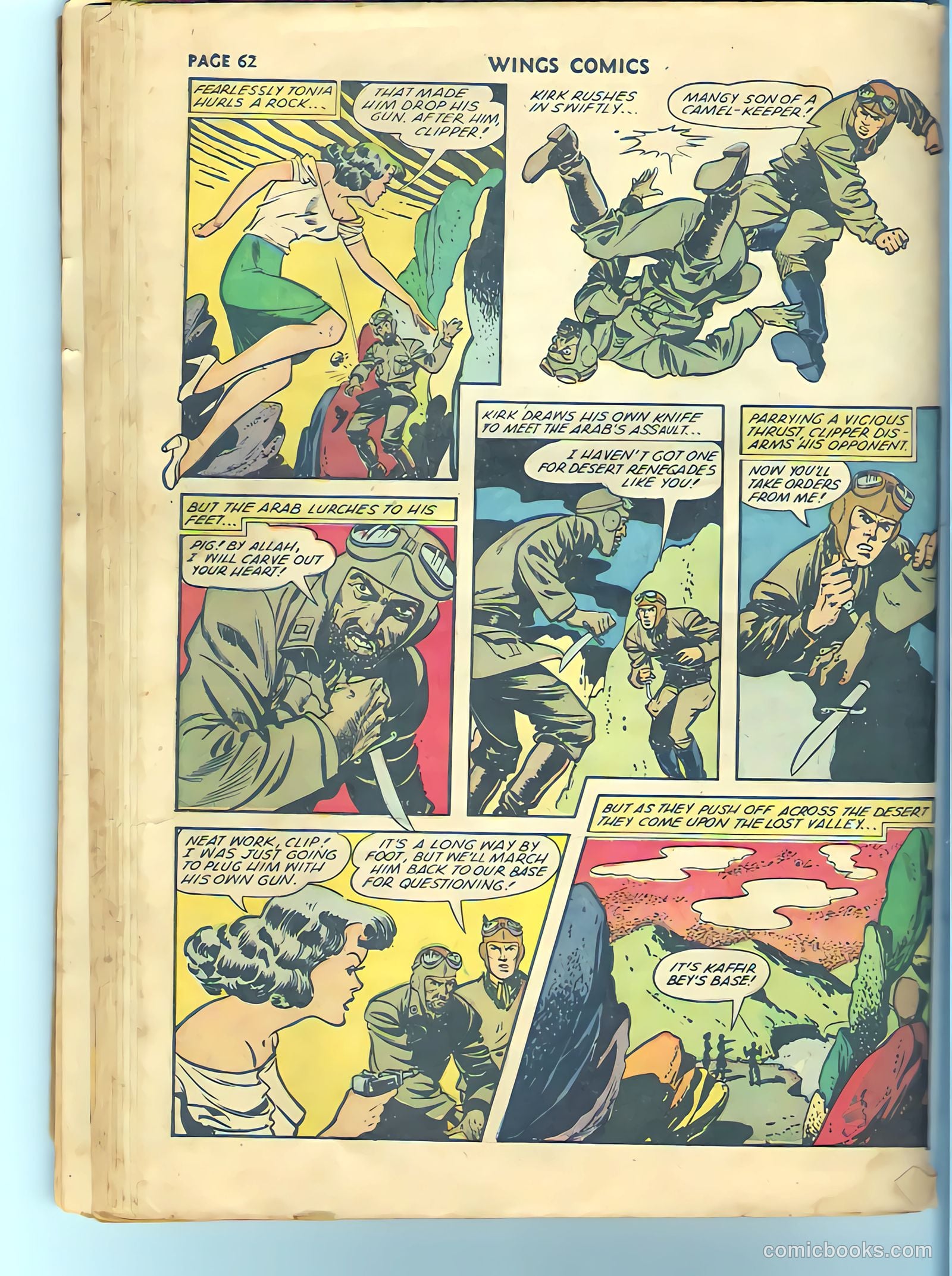 Wings Comics #27 (1942) — page 63 of 68