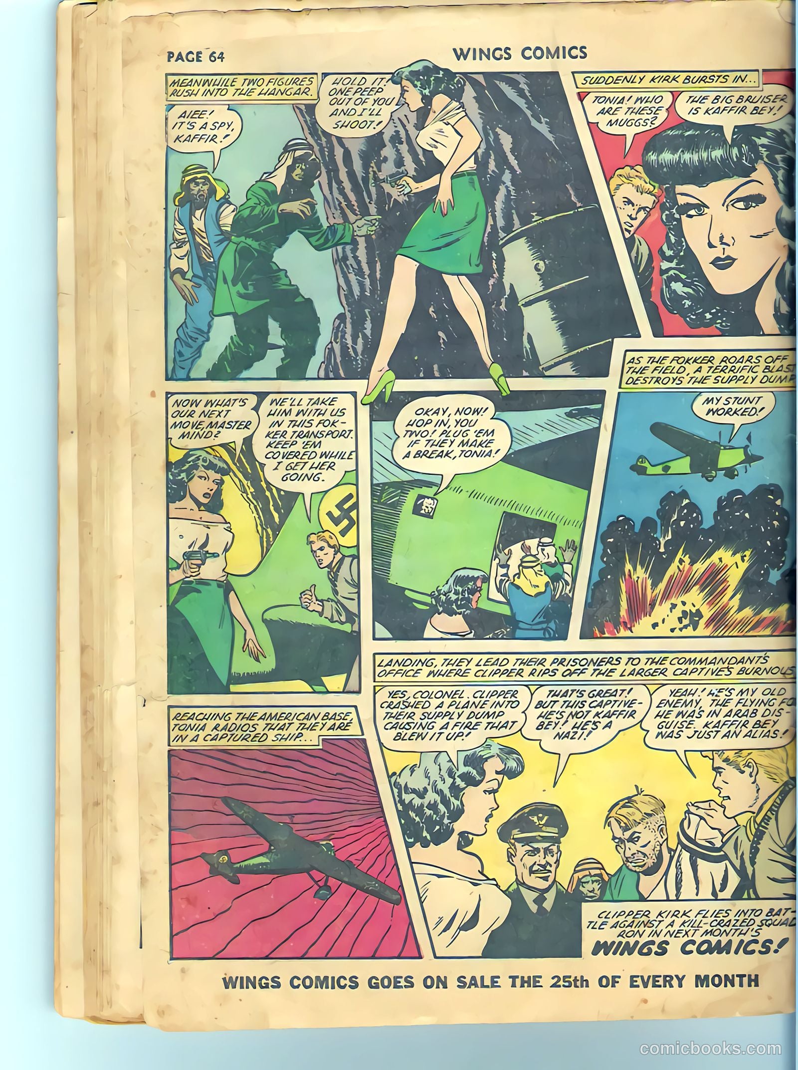 Wings Comics #27 (1942) — page 65 of 68