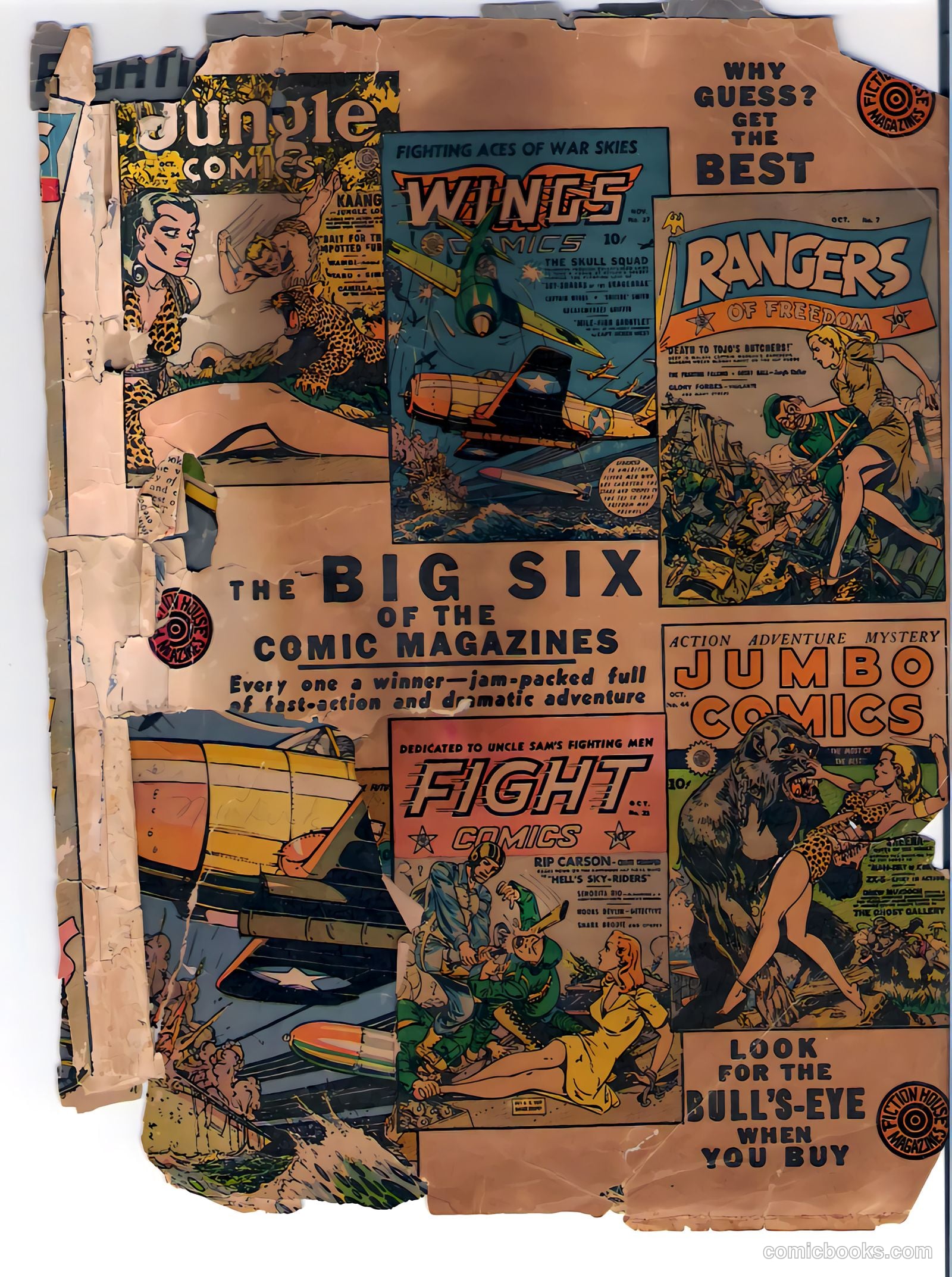 Wings Comics #27 (1942) — page 66 of 68