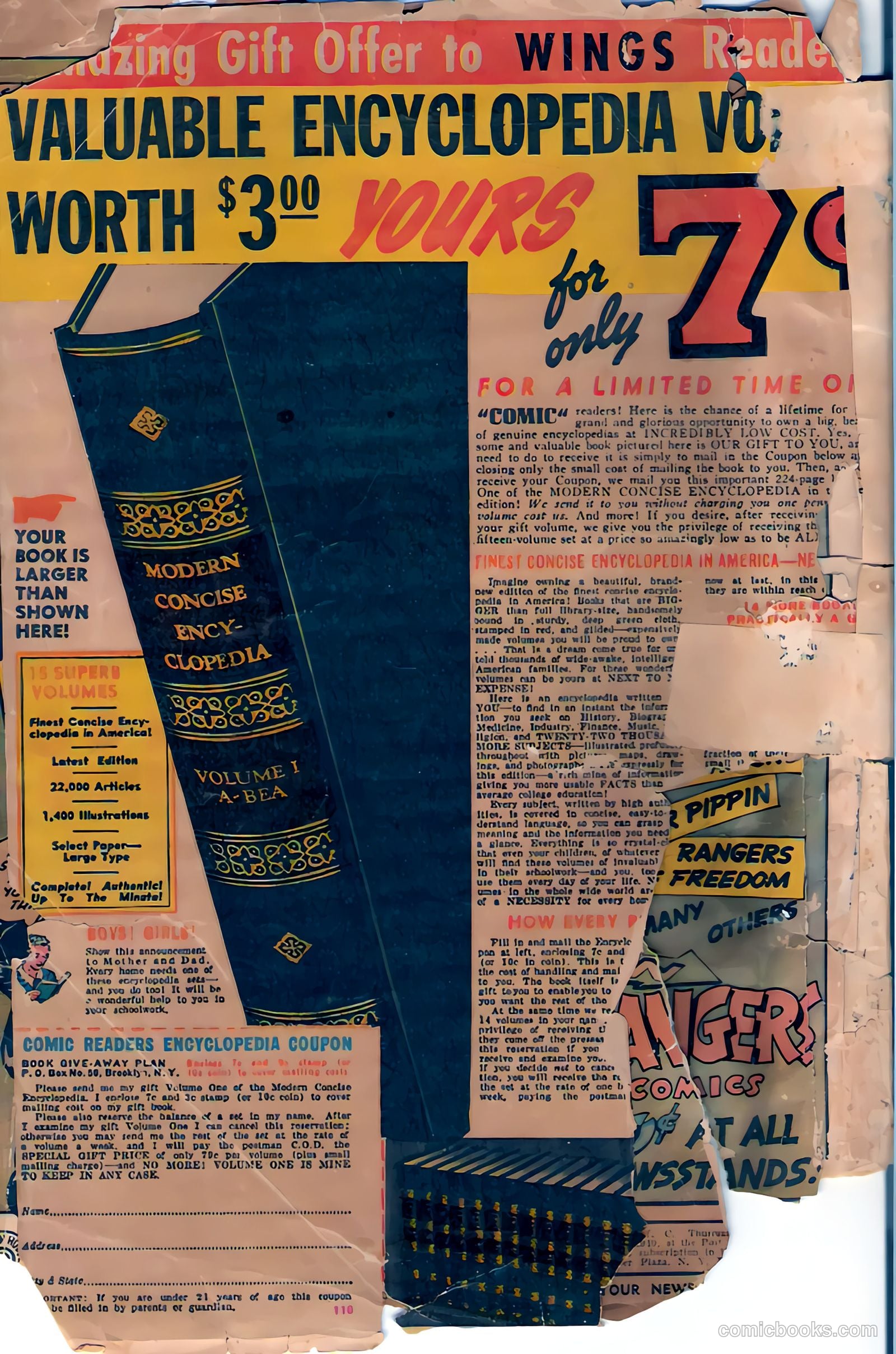 Wings Comics #27 (1942) — page 67 of 68