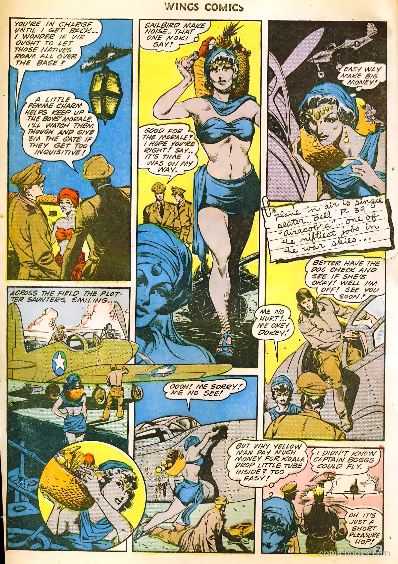Wings Comics #39 (1943) — page 4 of 56