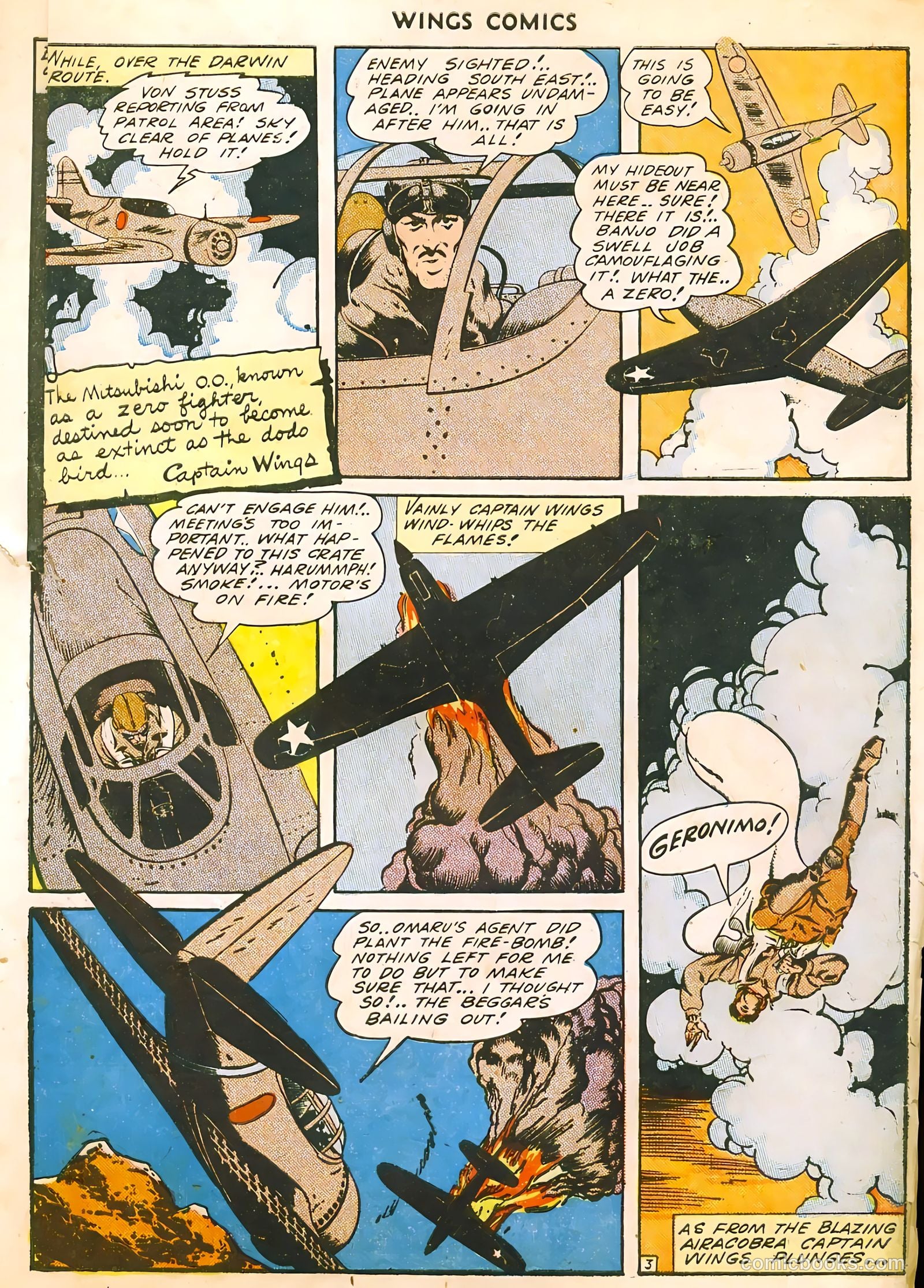 Wings Comics #39 (1943) — page 5 of 56