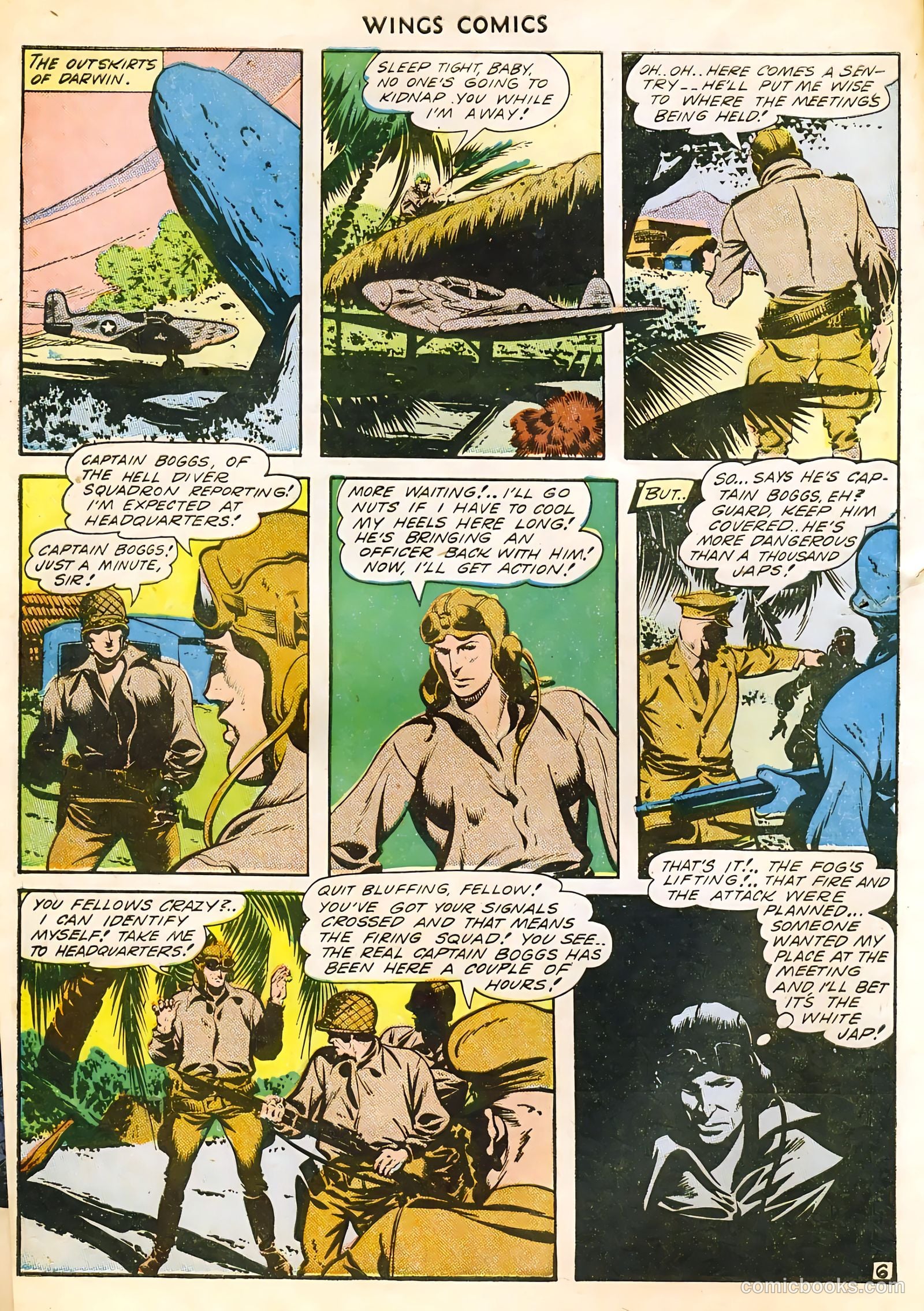 Wings Comics #39 (1943) — page 8 of 56