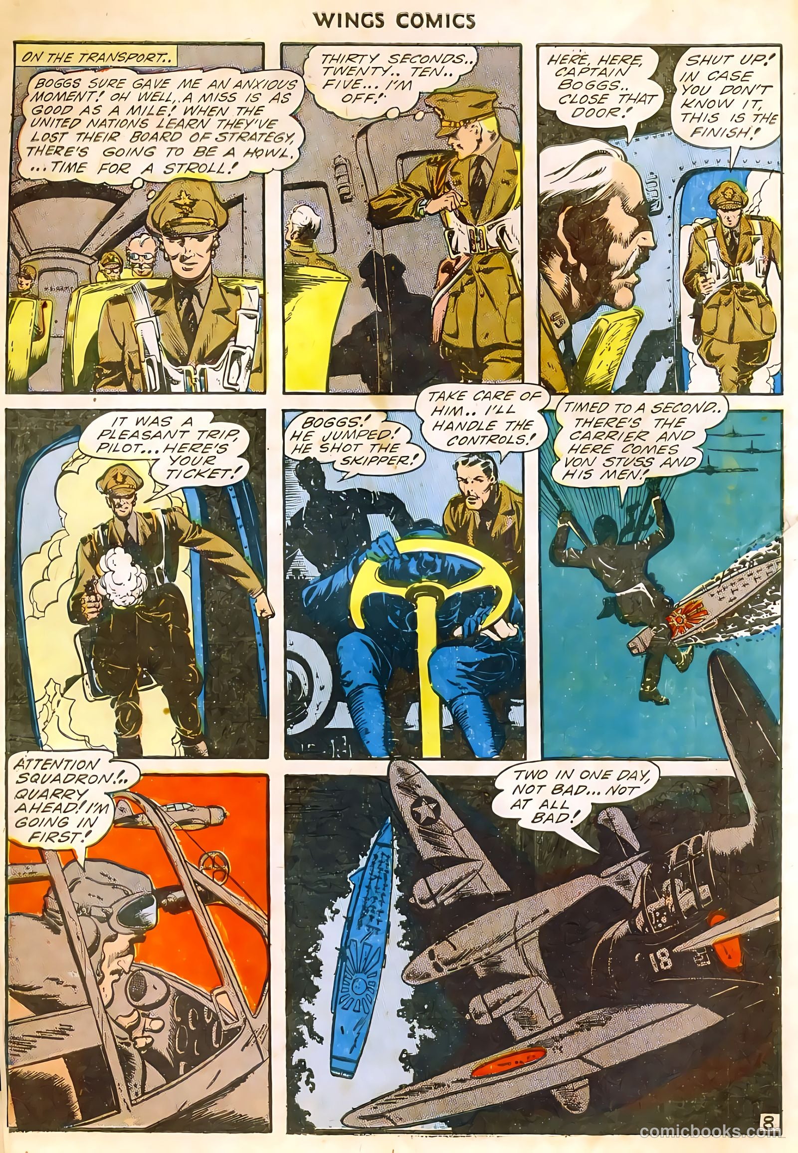 Wings Comics #39 (1943) — page 10 of 56