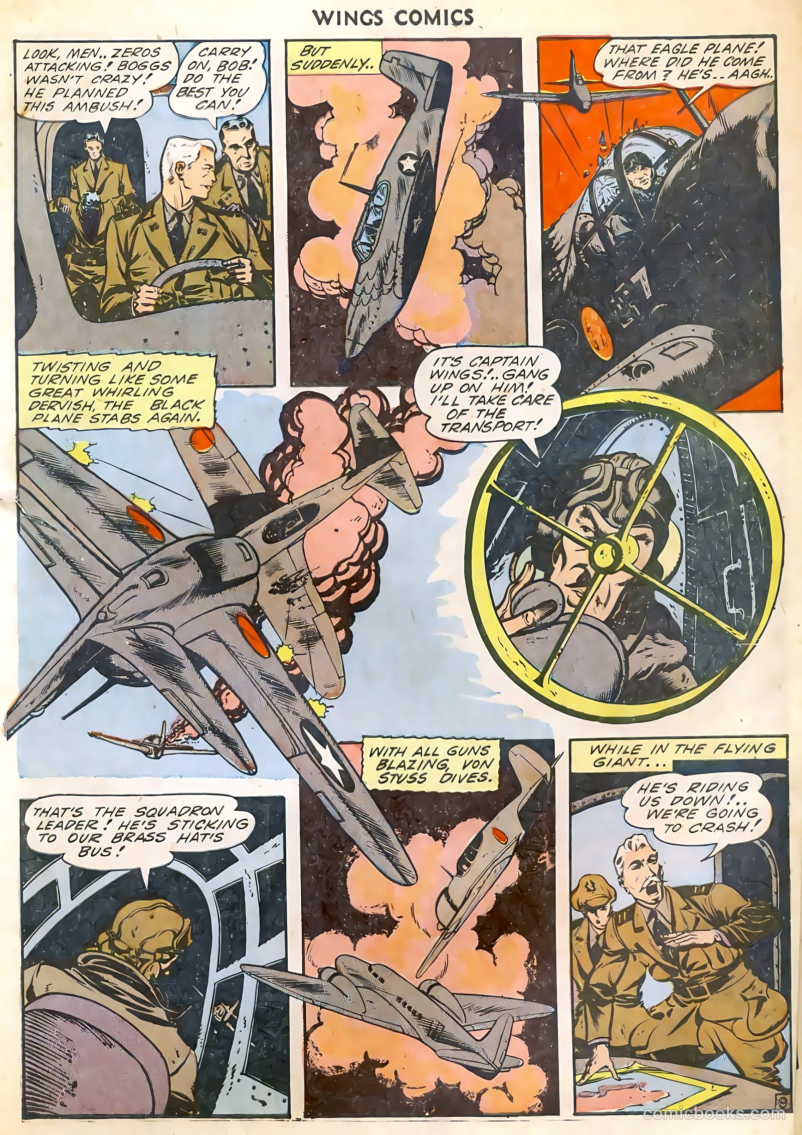 Wings Comics #39 (1943) — page 11 of 56