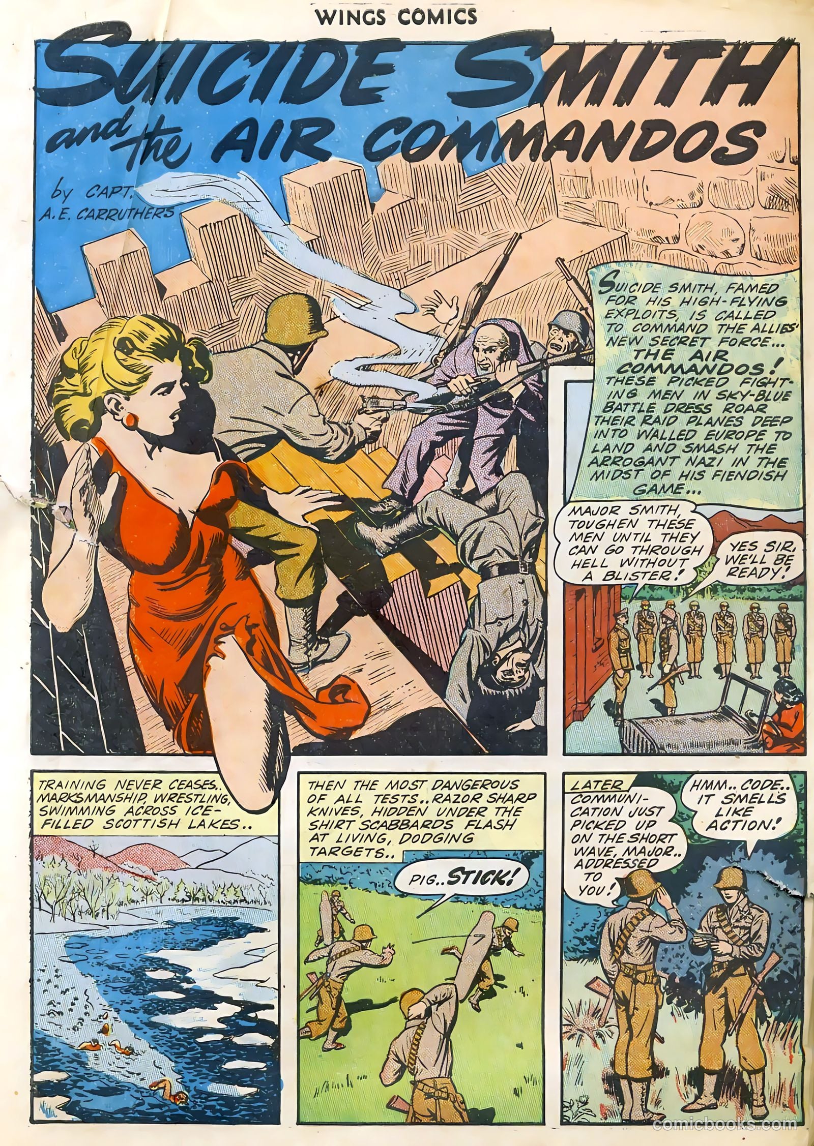 Wings Comics #39 (1943) — page 13 of 56