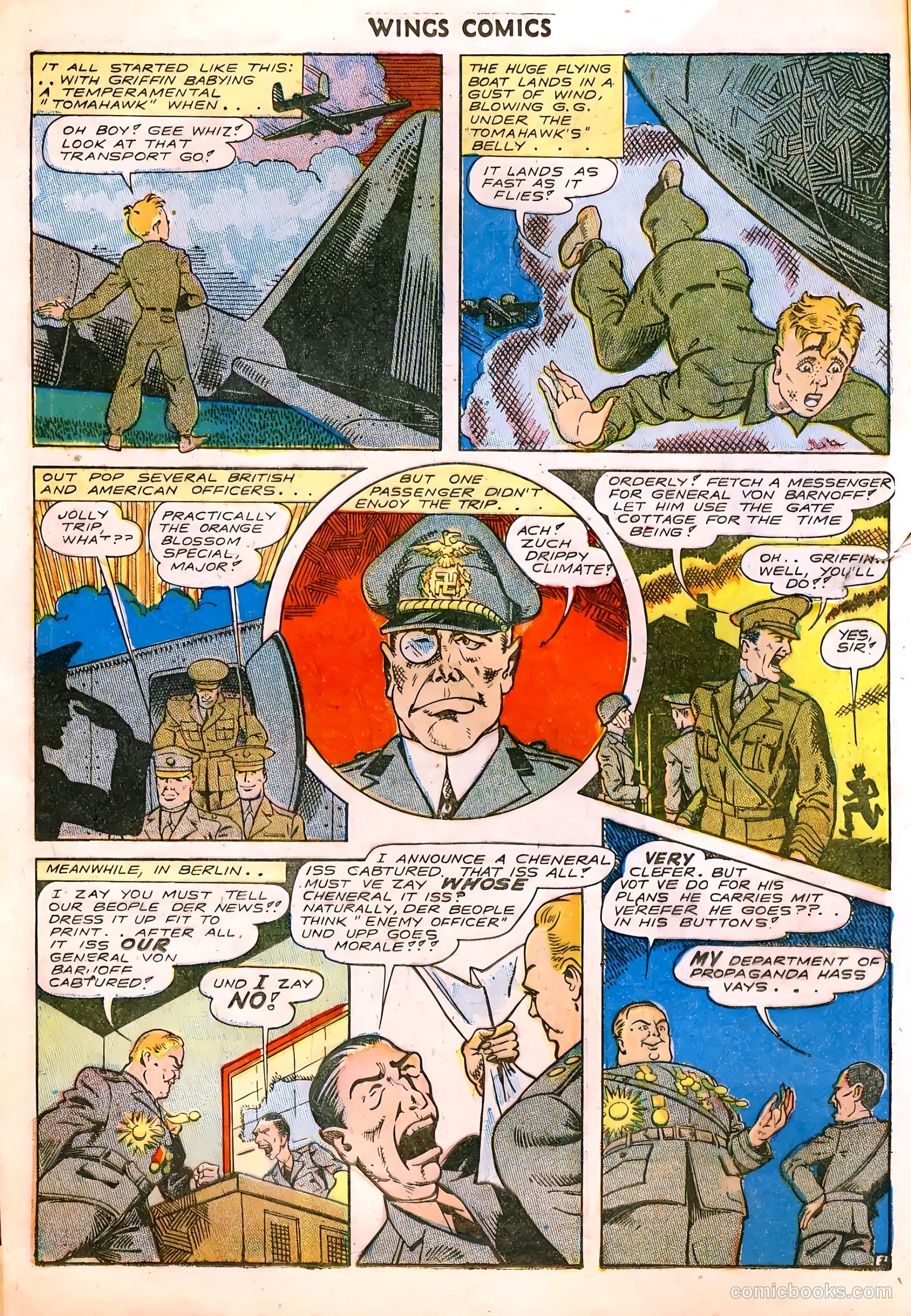 Wings Comics #39 (1943) — page 20 of 56