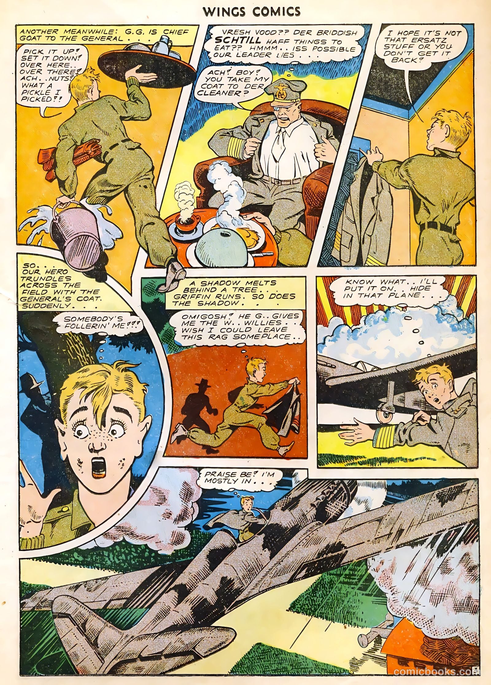 Wings Comics #39 (1943) — page 21 of 56