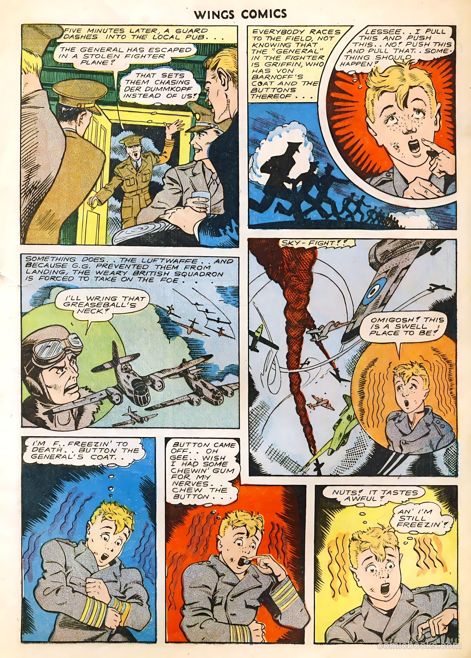 Wings Comics #39 (1943) — page 23 of 56