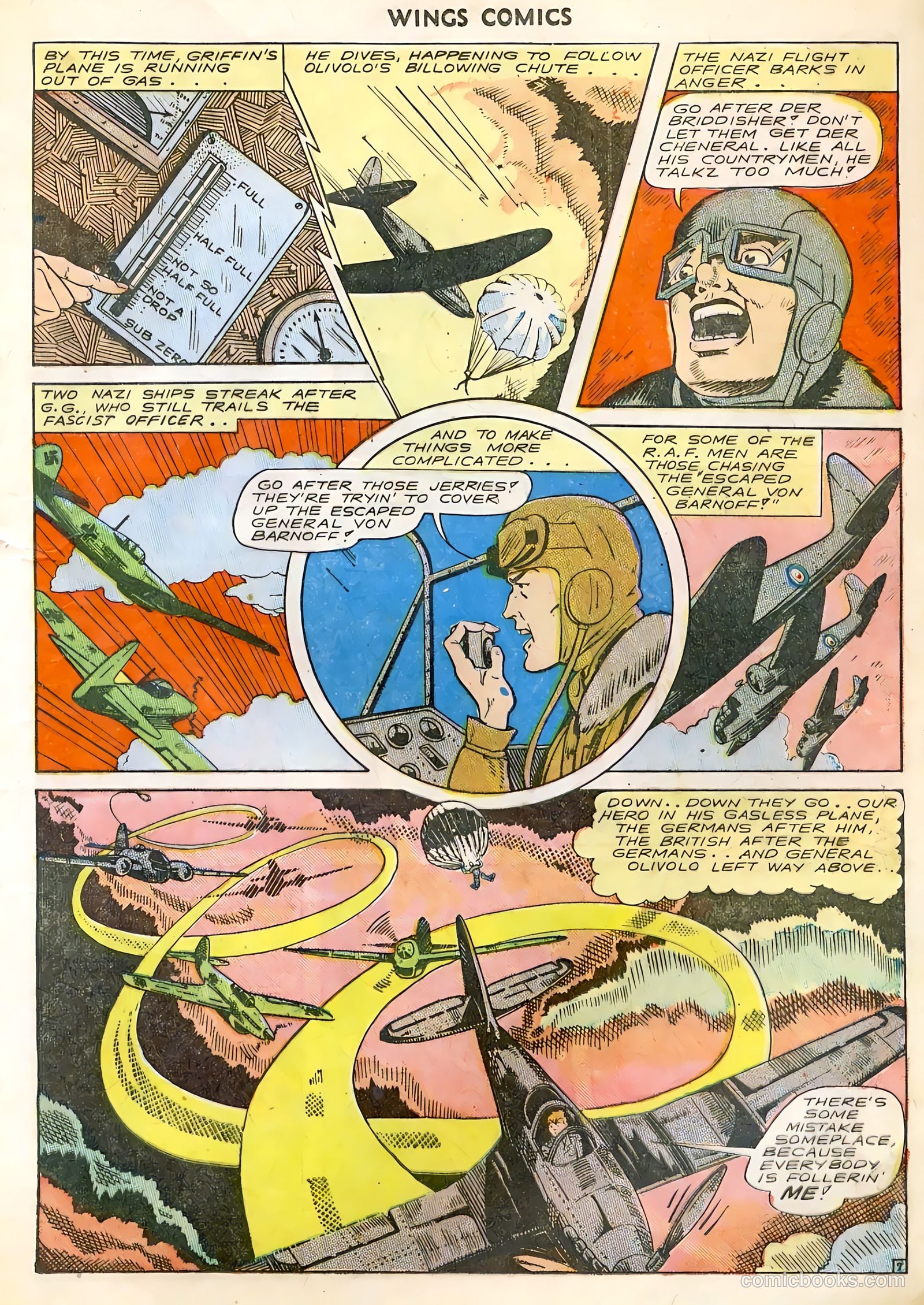 Wings Comics #39 (1943) — page 25 of 56