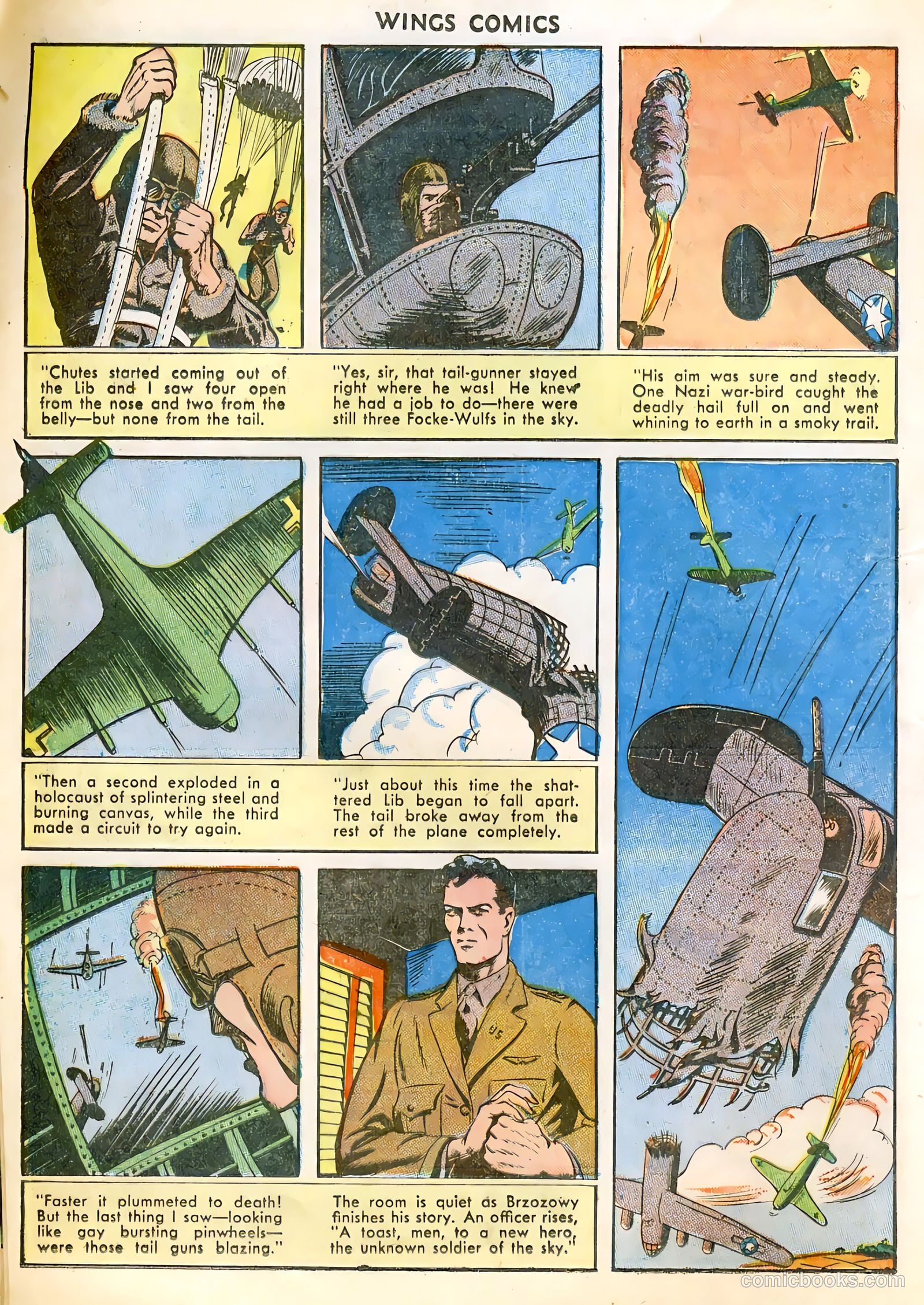 Wings Comics #39 (1943) — page 28 of 56