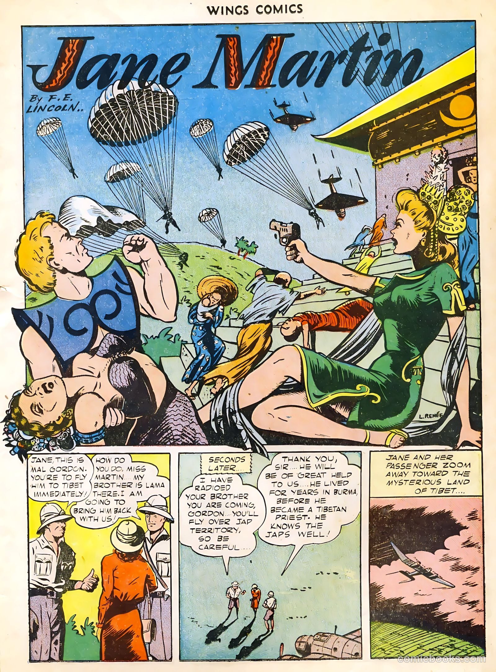 Wings Comics #39 (1943) — page 29 of 56