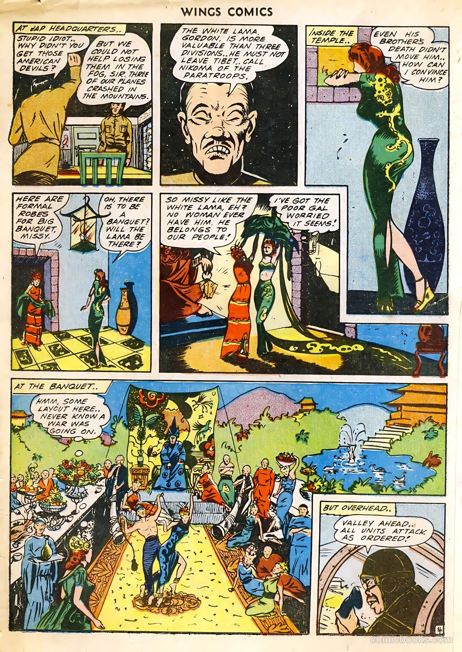 Wings Comics #39 (1943) — page 32 of 56