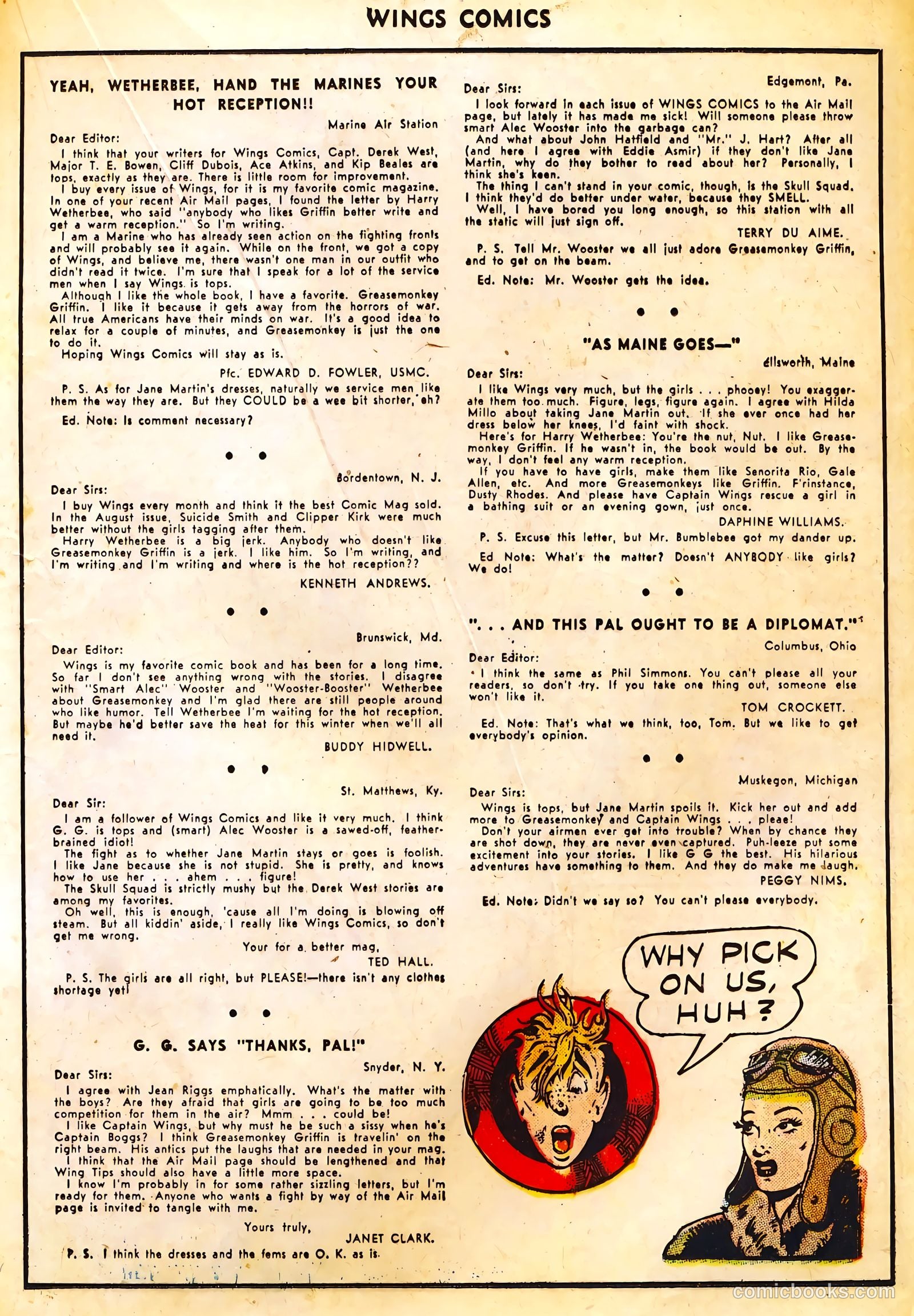 Wings Comics #39 (1943) — page 33 of 56
