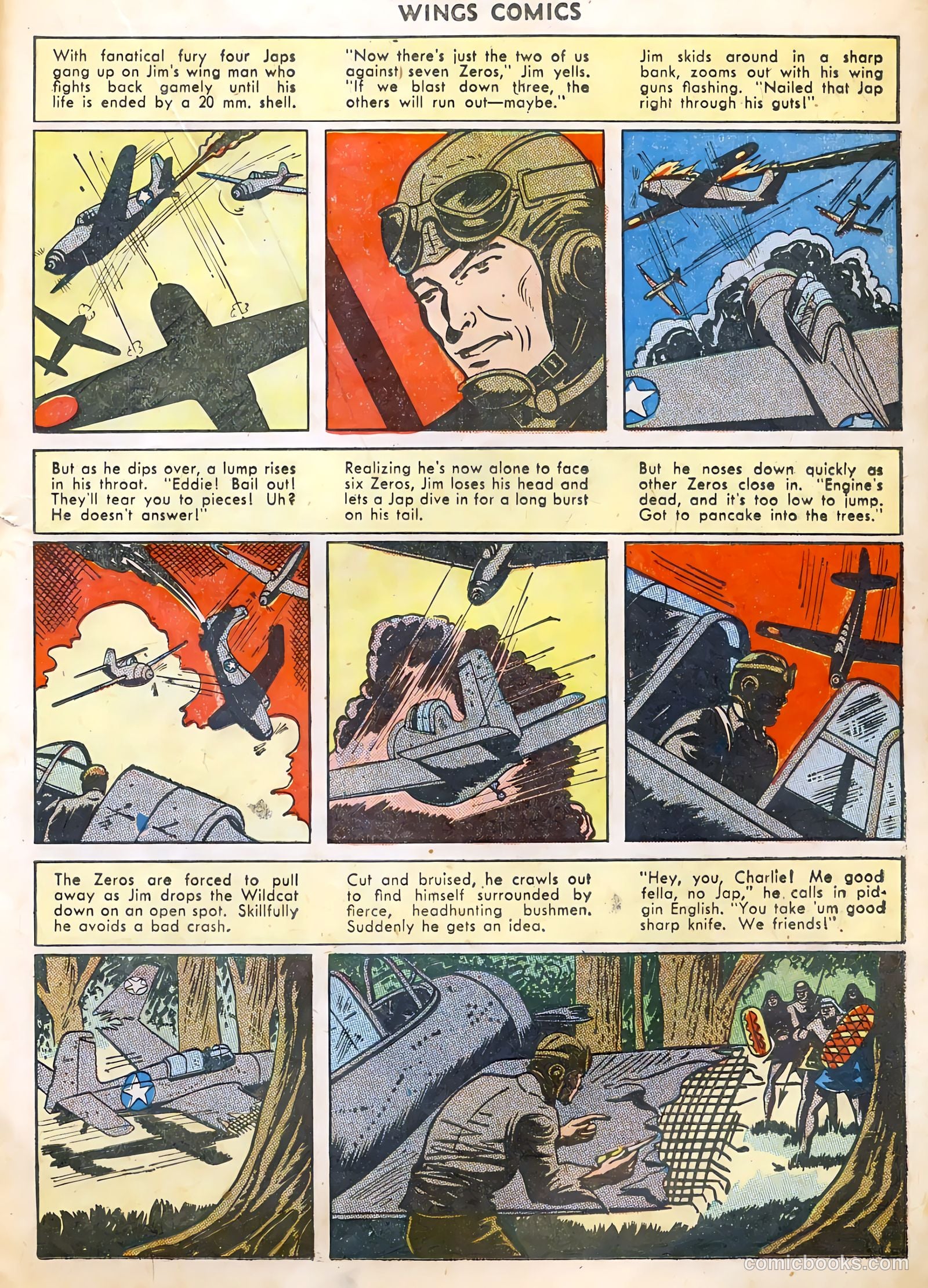 Wings Comics #39 (1943) — page 37 of 56