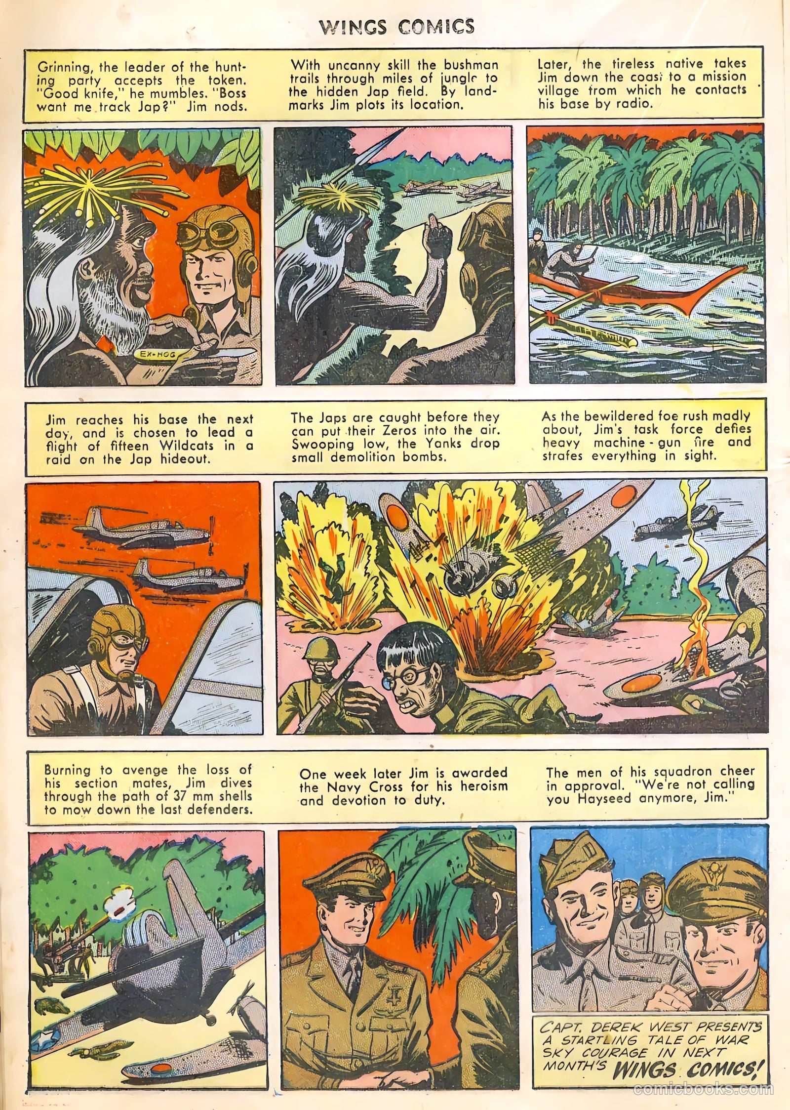 Wings Comics #39 (1943) — page 38 of 56