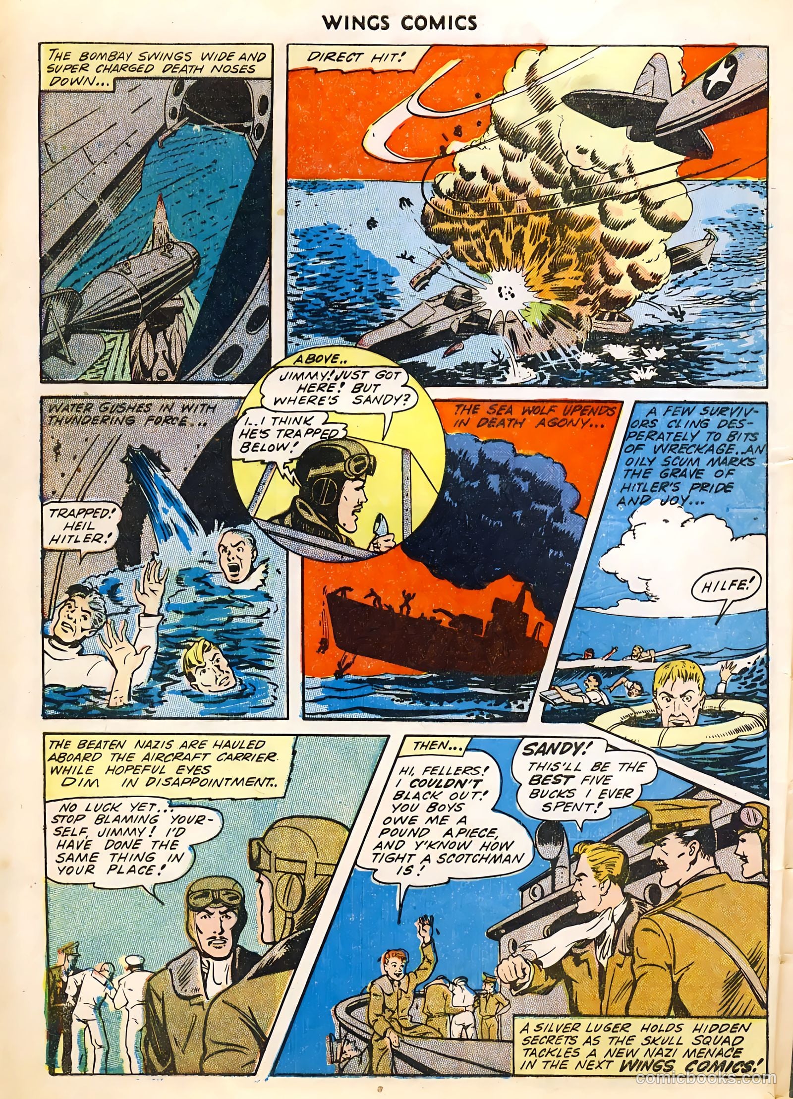 Wings Comics #39 (1943) — page 46 of 56