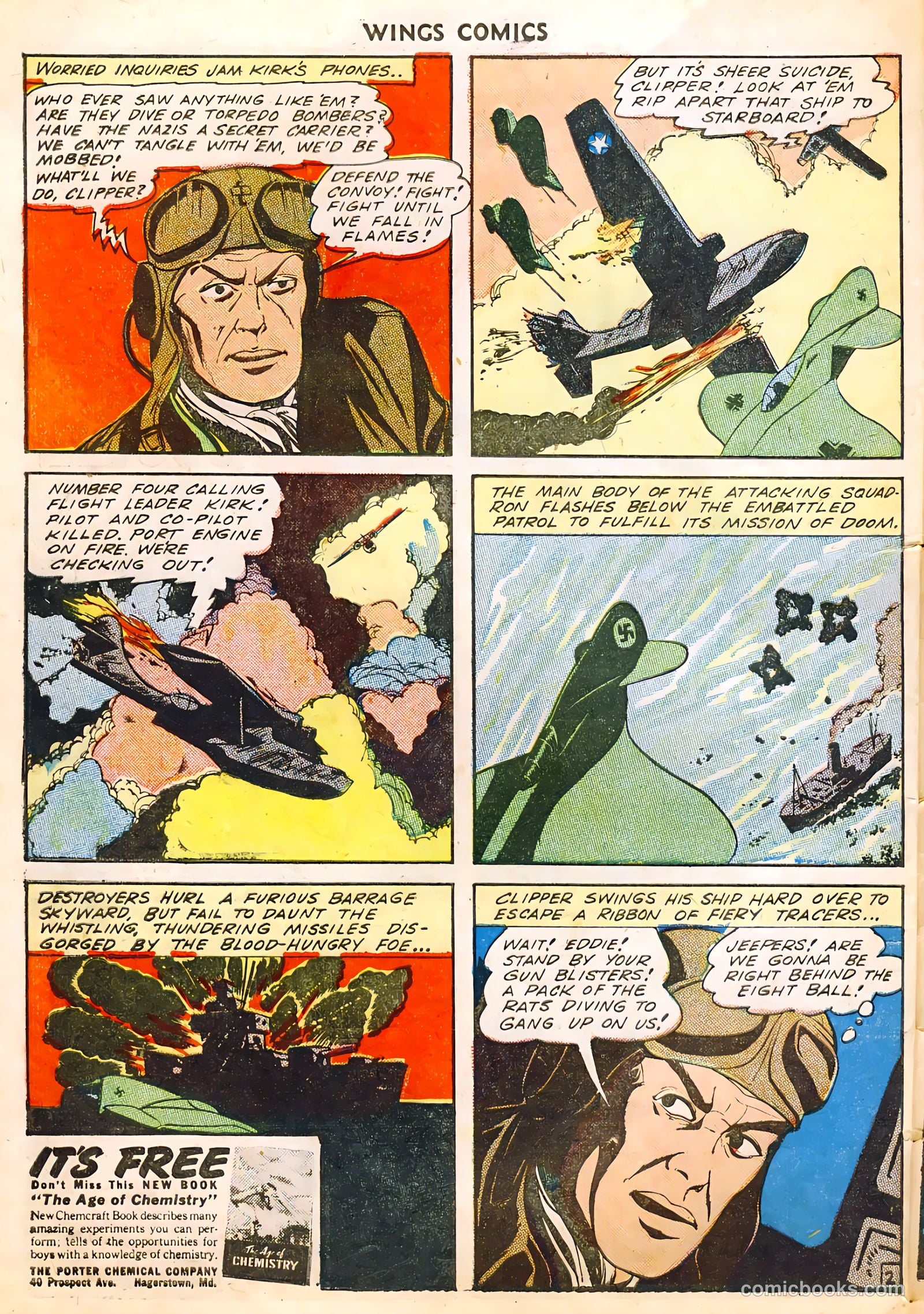 Wings Comics #39 (1943) — page 48 of 56