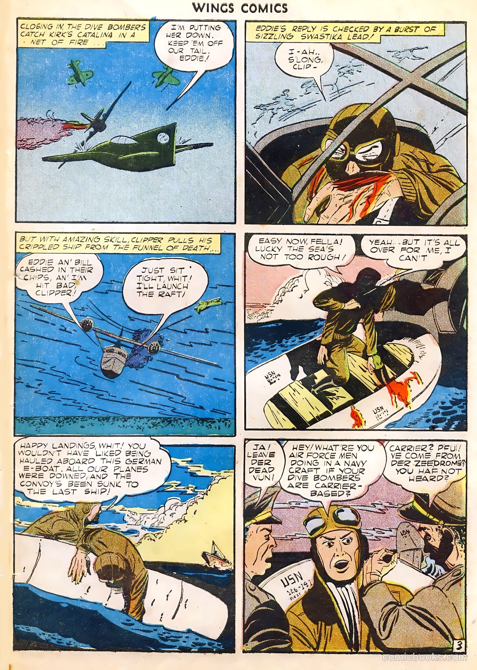 Wings Comics #39 (1943) — page 49 of 56