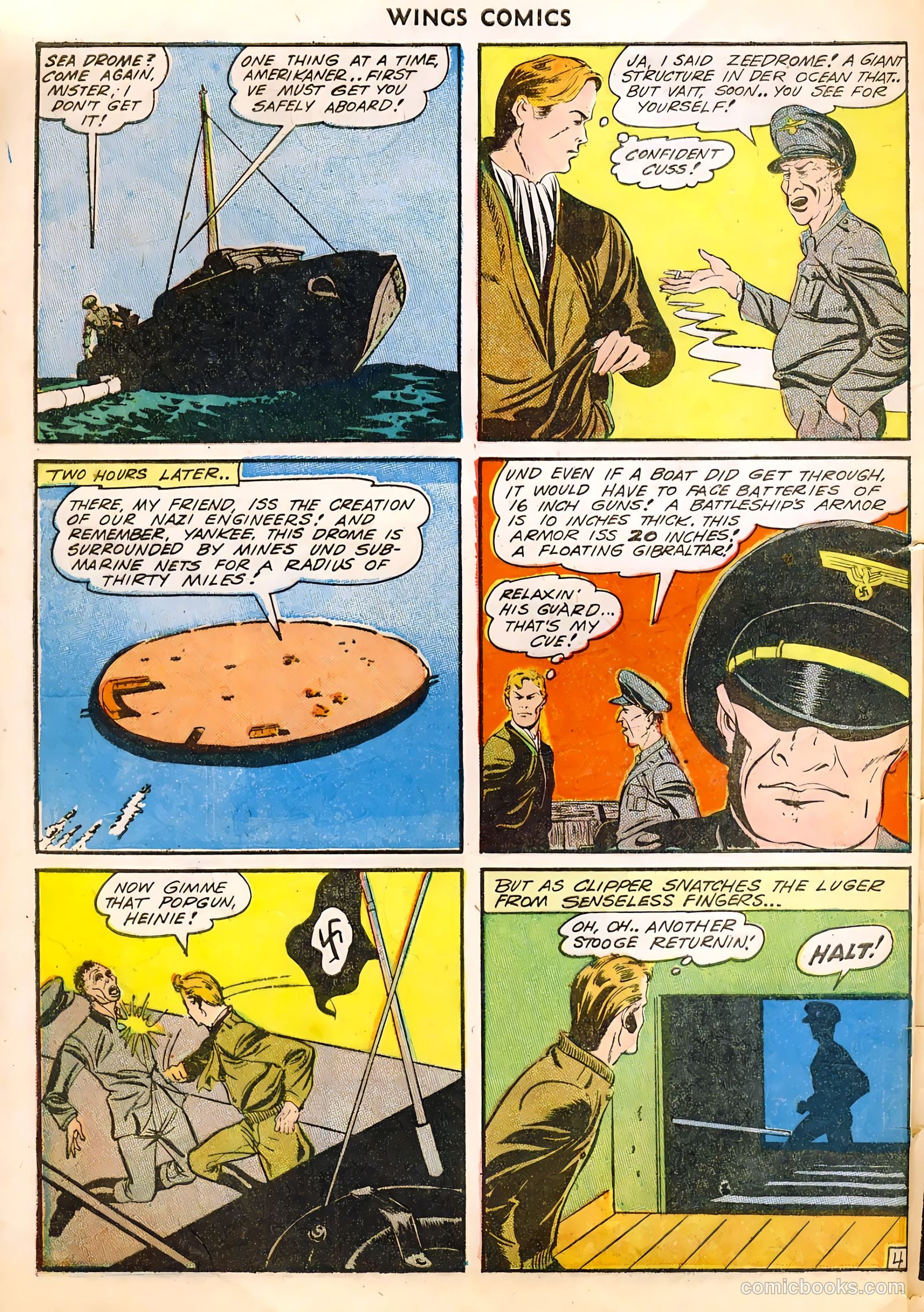 Wings Comics #39 (1943) — page 50 of 56
